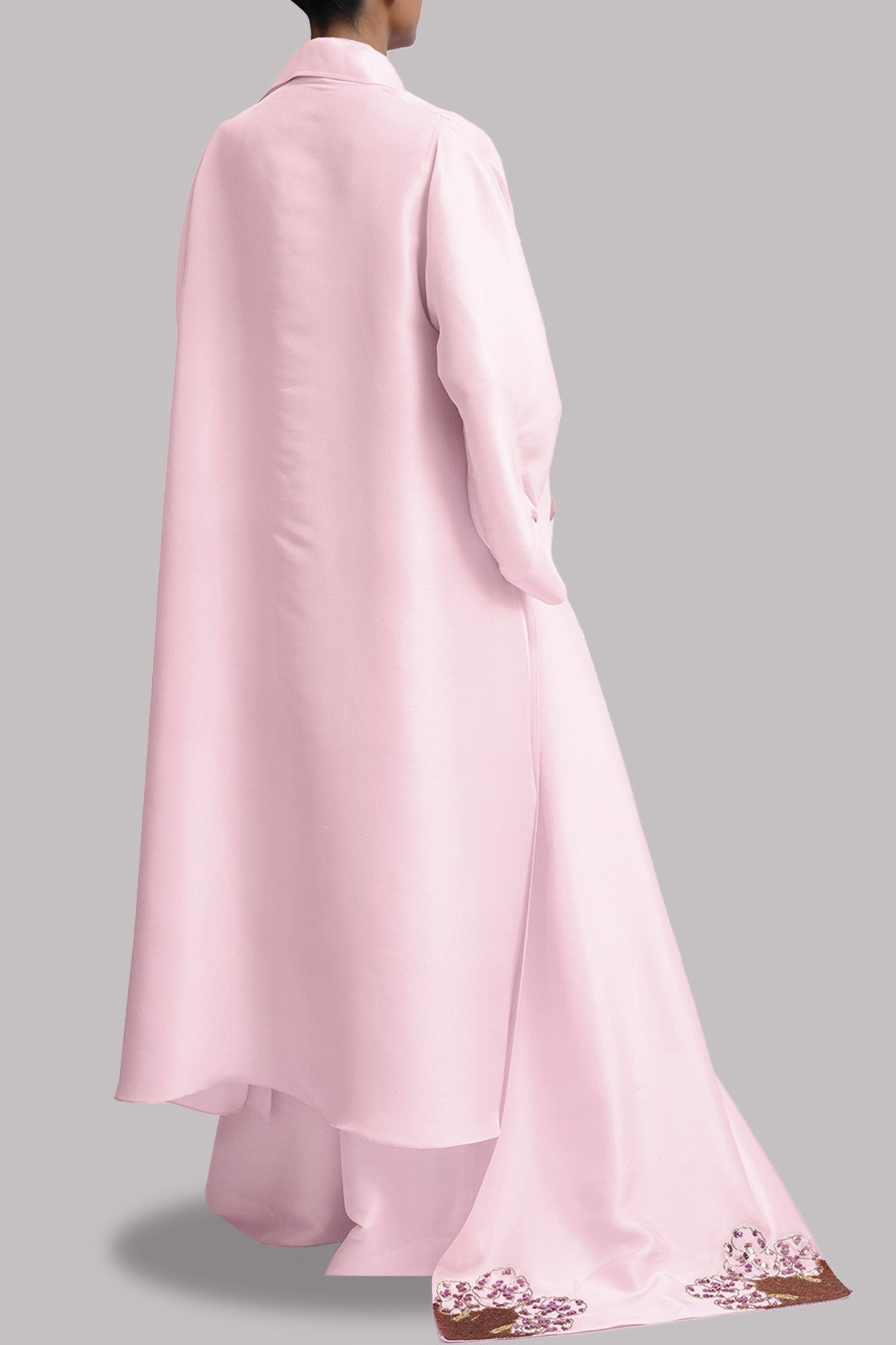 Pirouette Embellished Raw Silk Set
