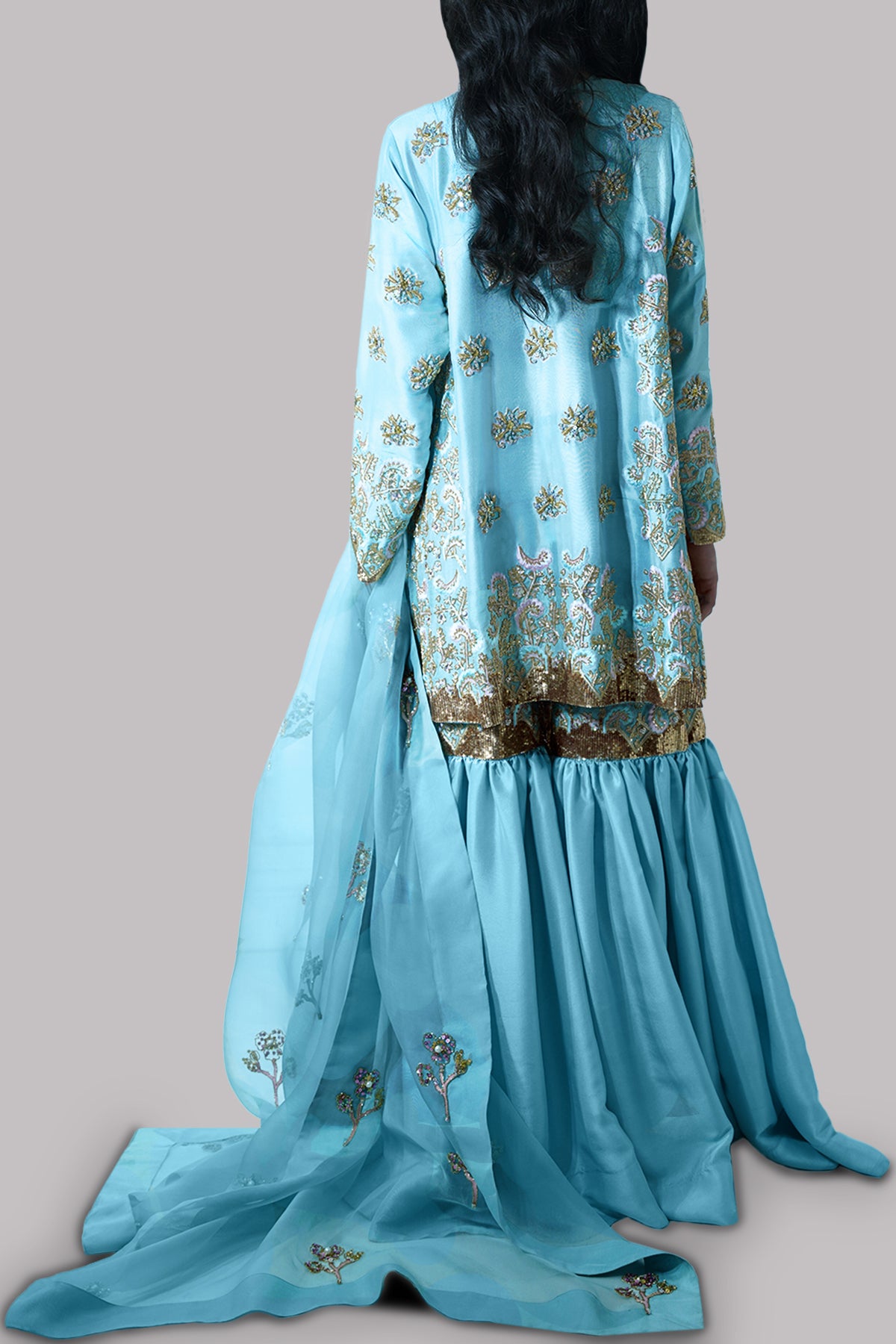Petit Four Embellished Gharara Set
