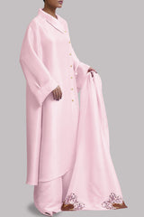 Pirouette Embellished Raw Silk Set