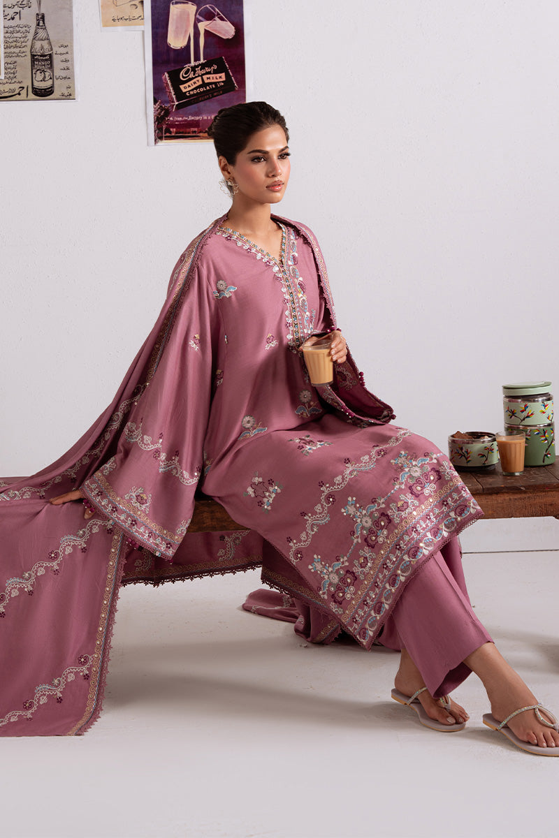 PETAL DUST-3PC MARINA EMBROIDERED SUIT