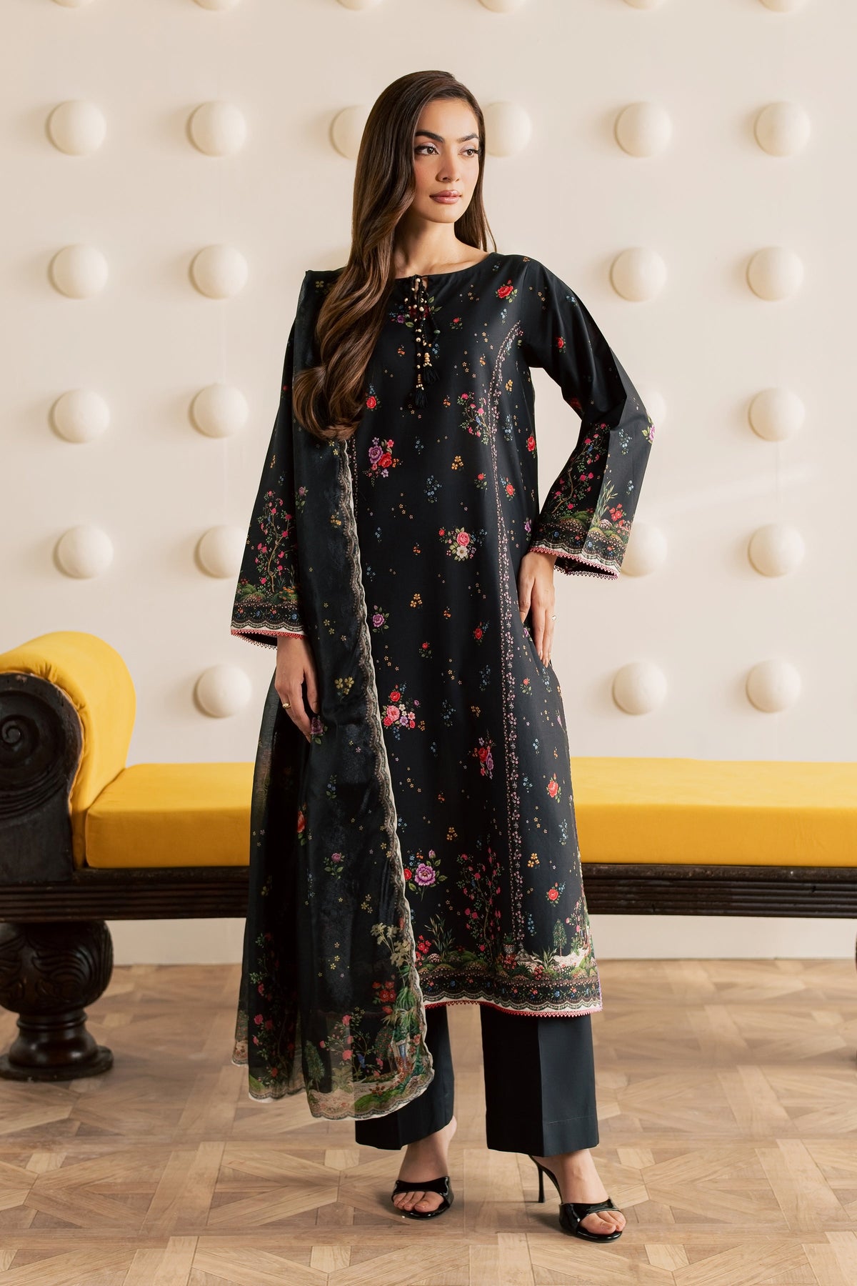 Aubrey 3Pc -Printed Cambric Pret