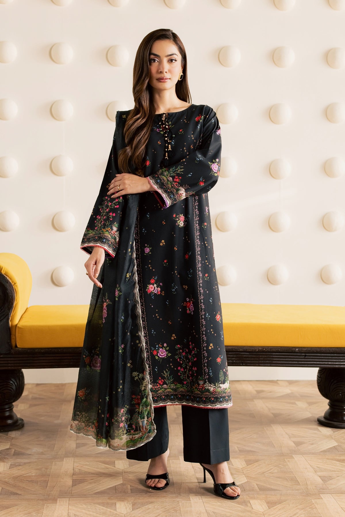 Aubrey 3Pc -Printed Cambric Pret