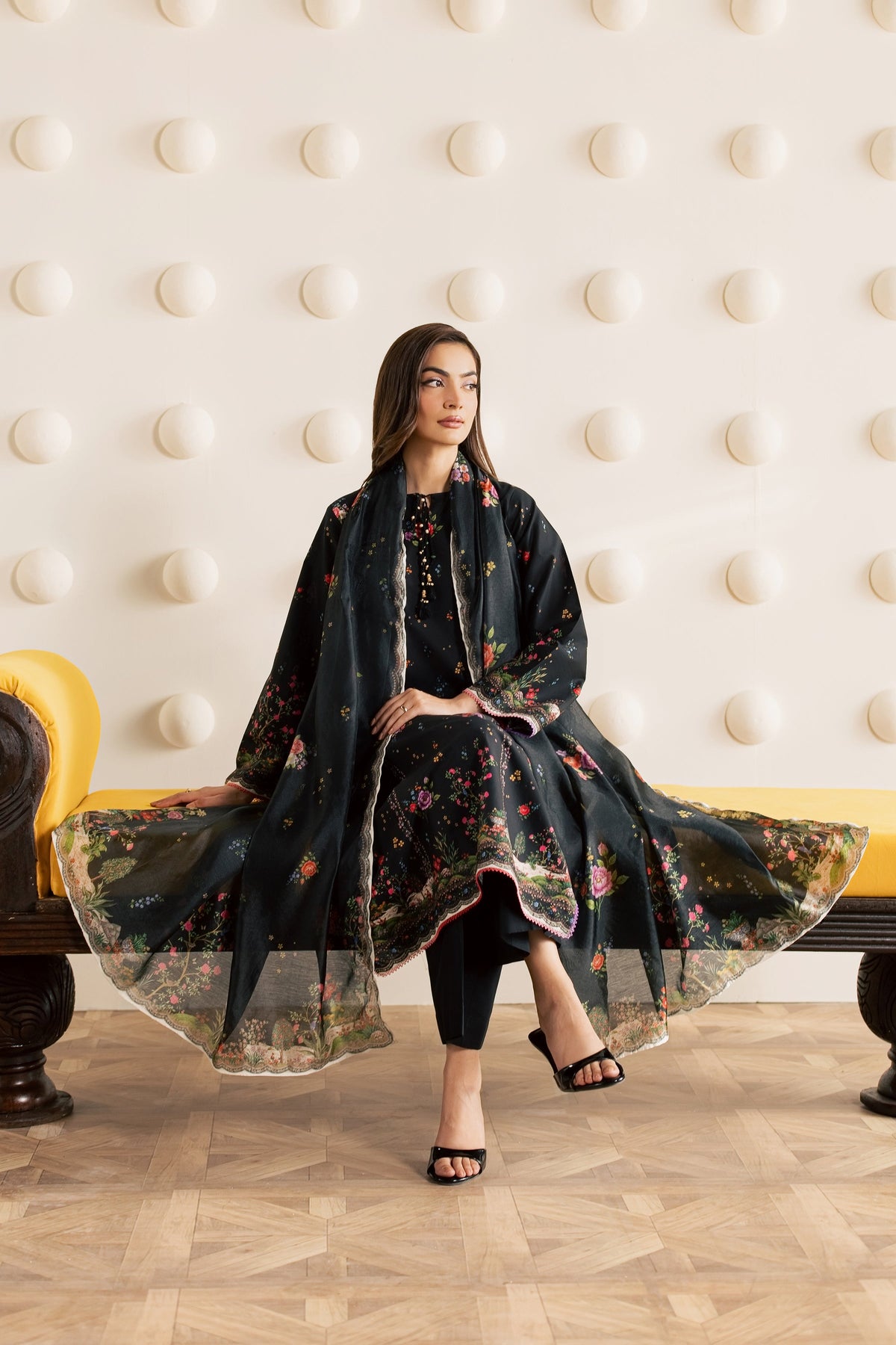 Aubrey 3Pc -Printed Cambric Pret