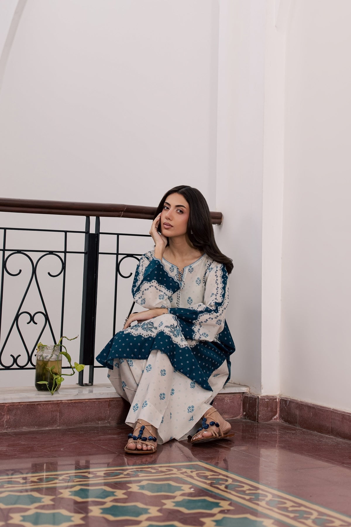 Aura 2Pc - Printed Lawn Dress