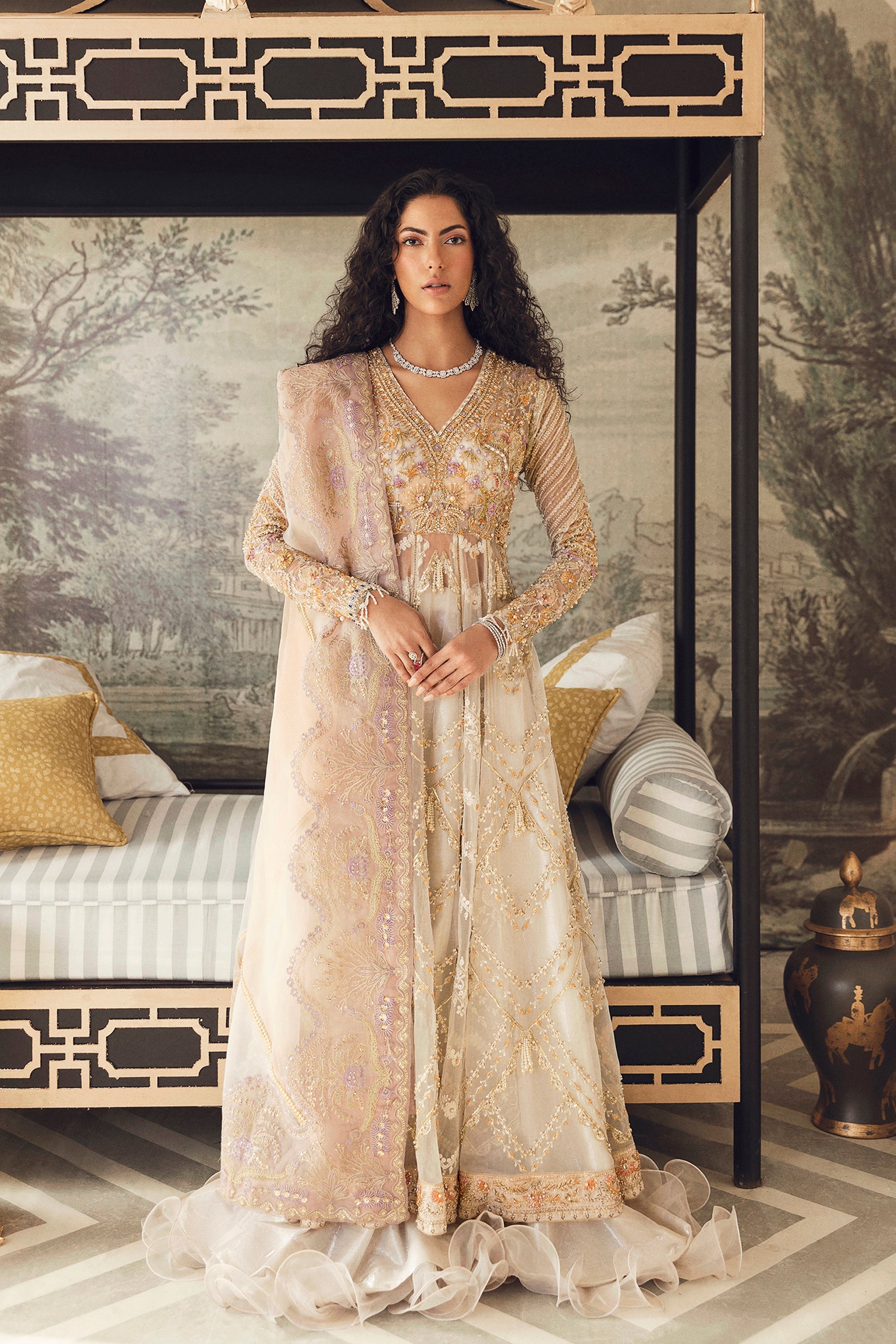 Shaded - Fluorescent Luxe Silk