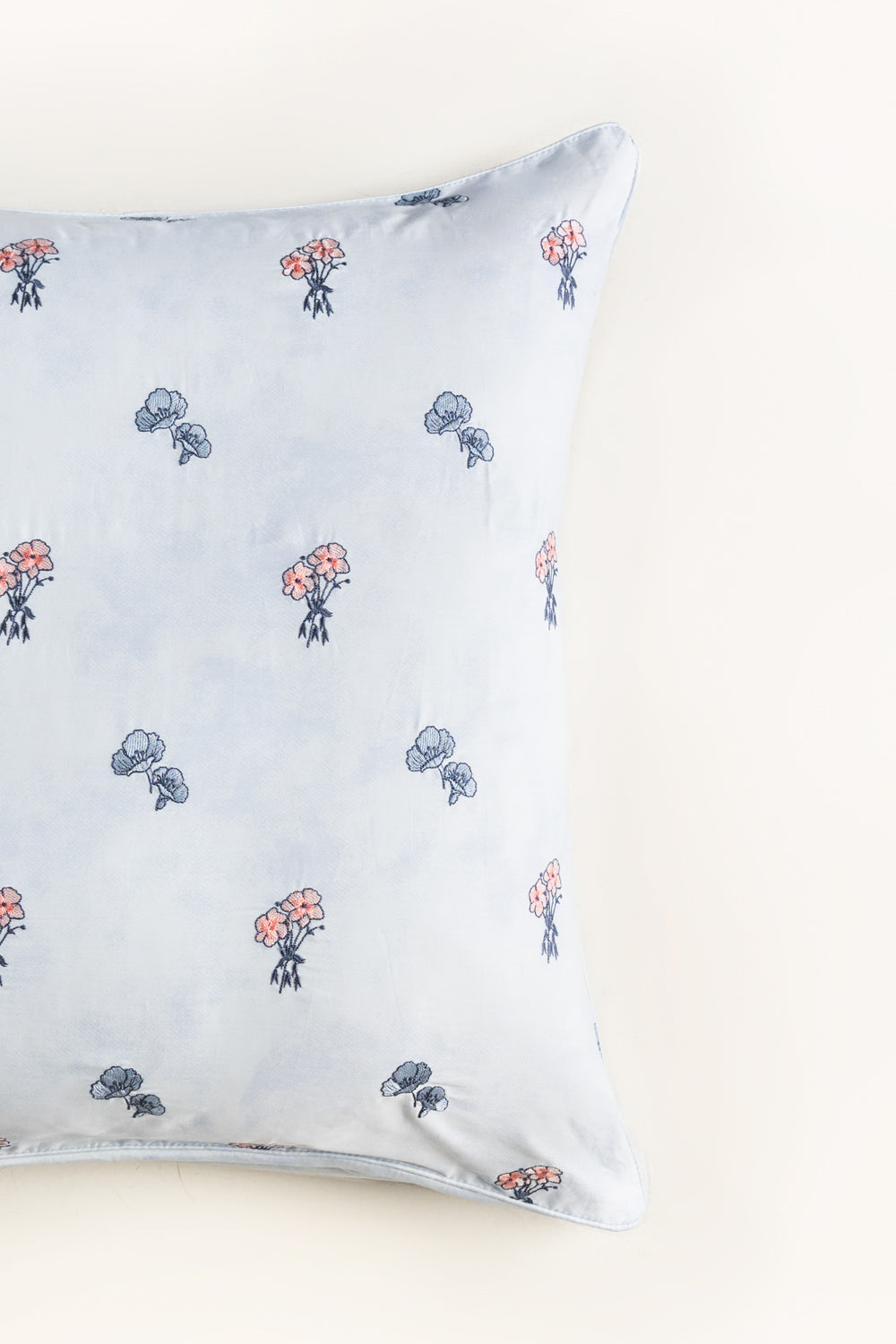 Azure Bud T-300 Euro Sham Cushion Cover