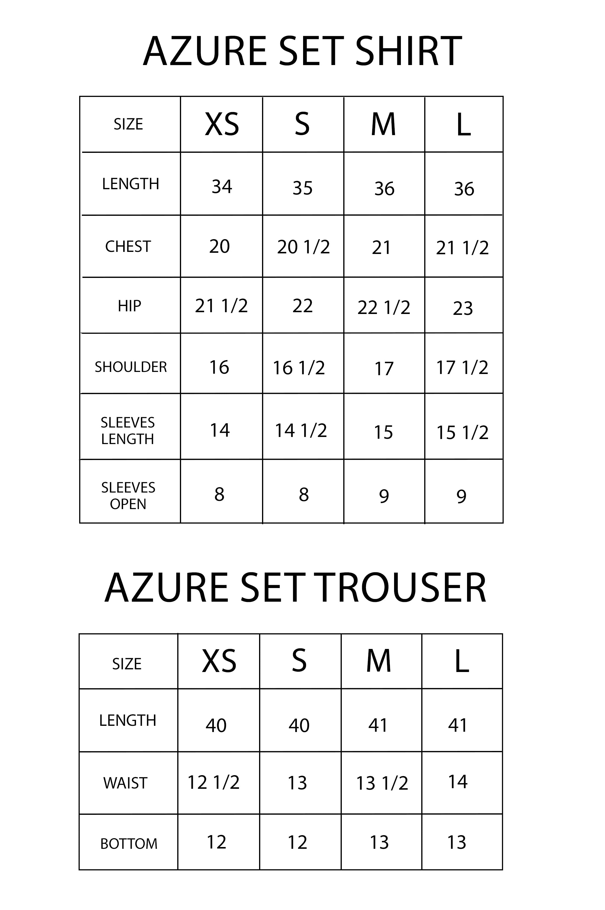 Azure Set