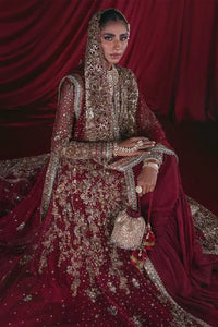 B-384 (Garnet Mukesh Bridal)