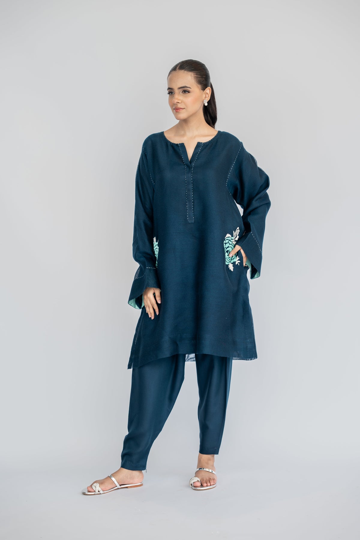 Indigo Garden Tunic