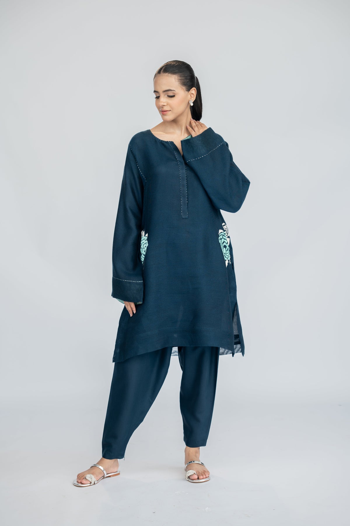 Indigo Garden Tunic