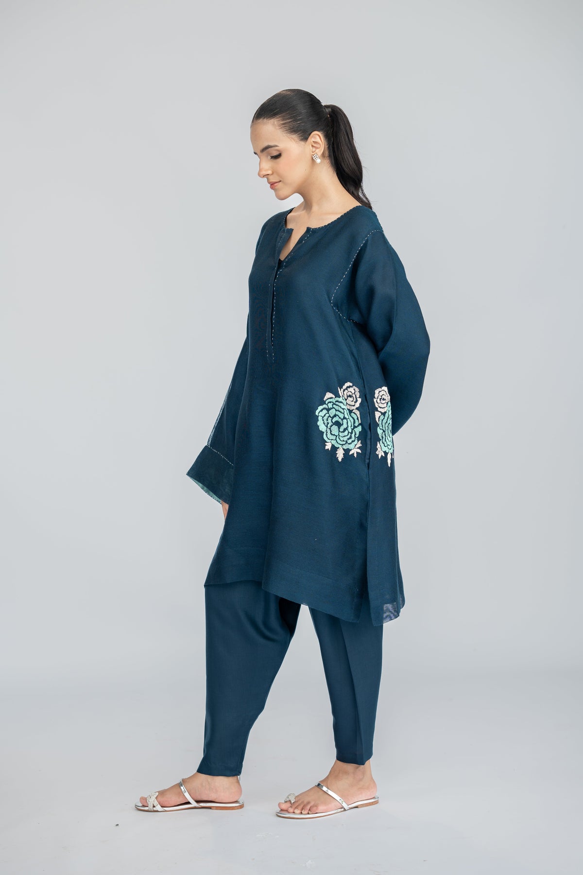 Indigo Garden Tunic
