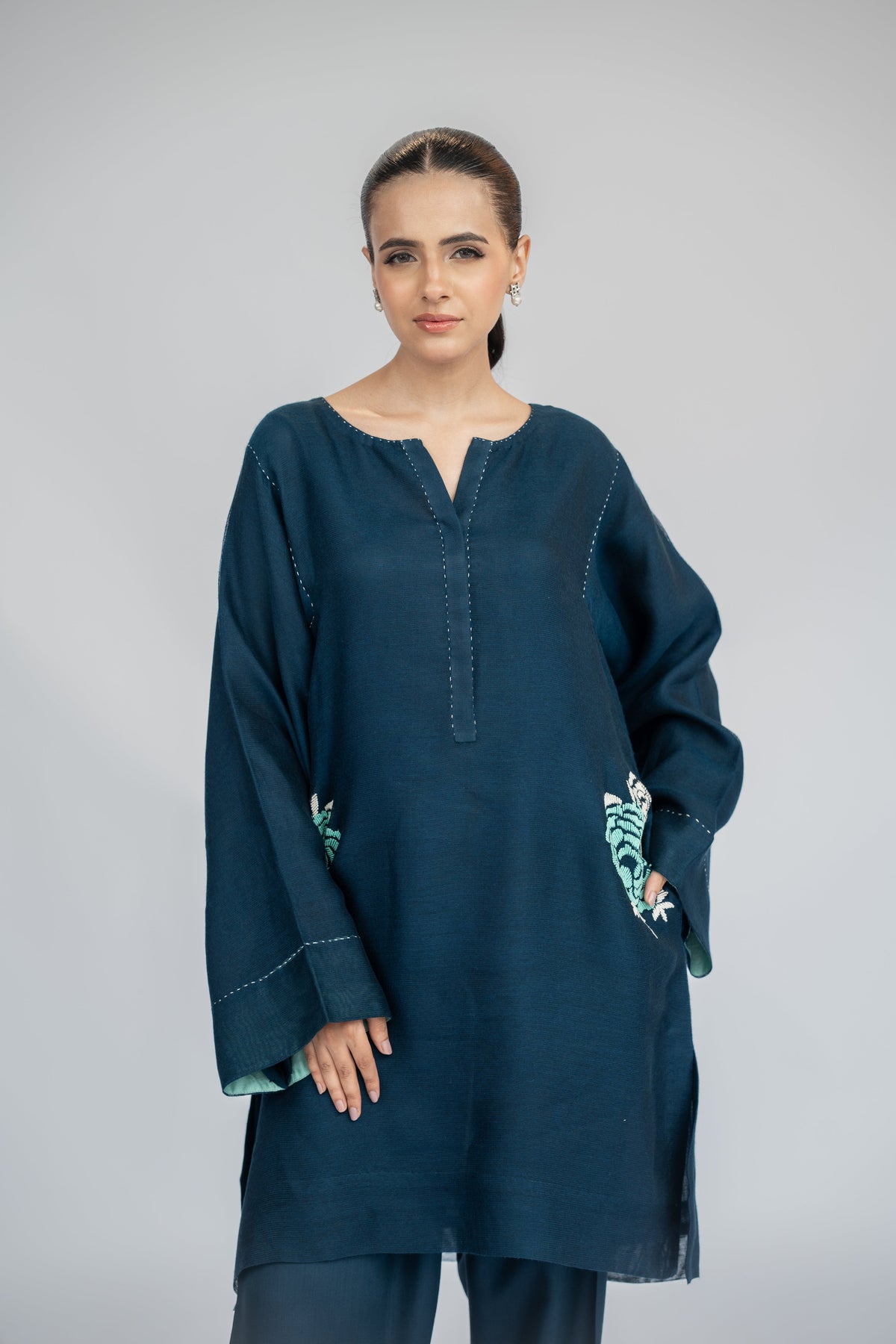 Indigo Garden Tunic