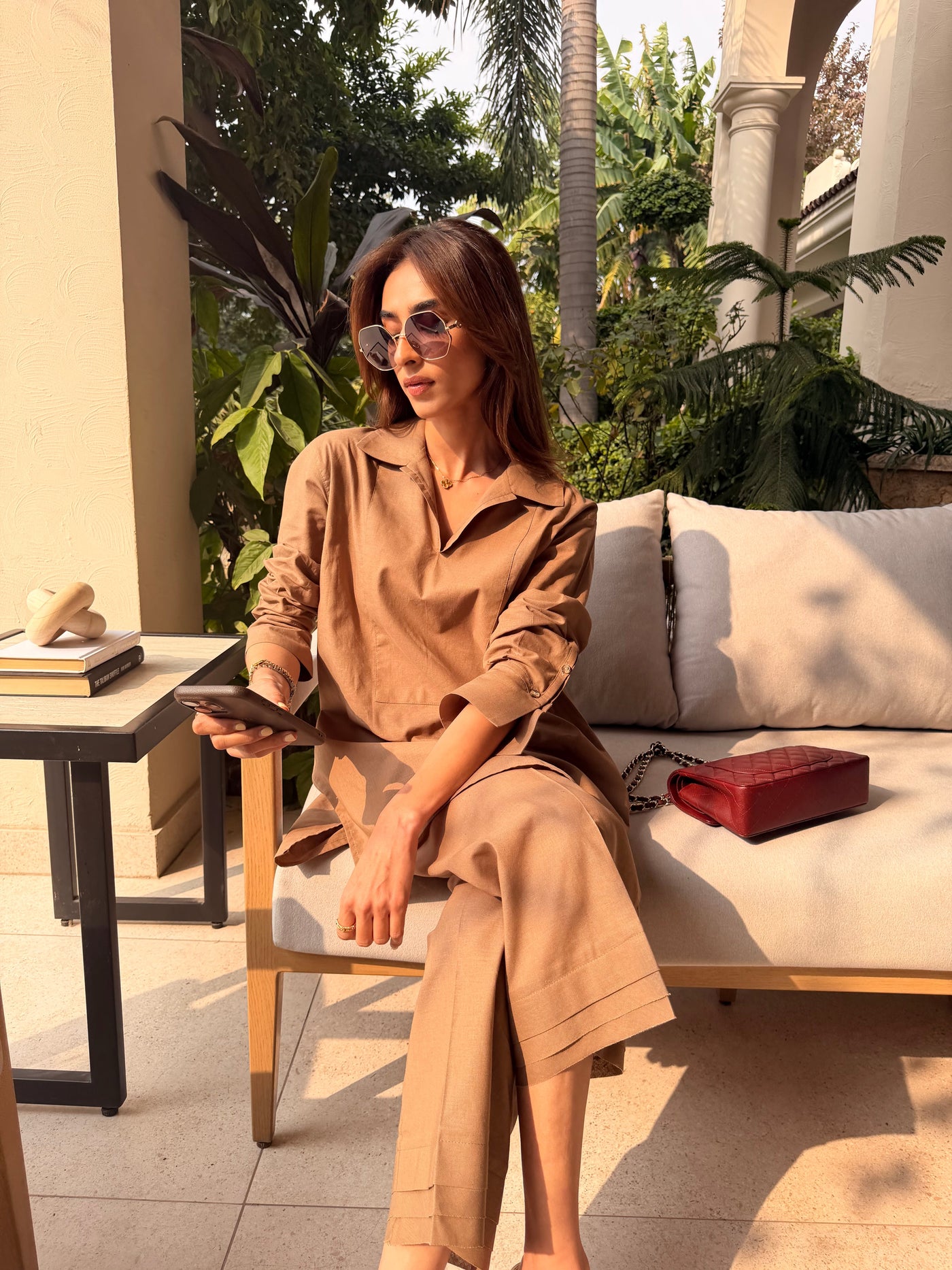 Taupe Linen Willow Set