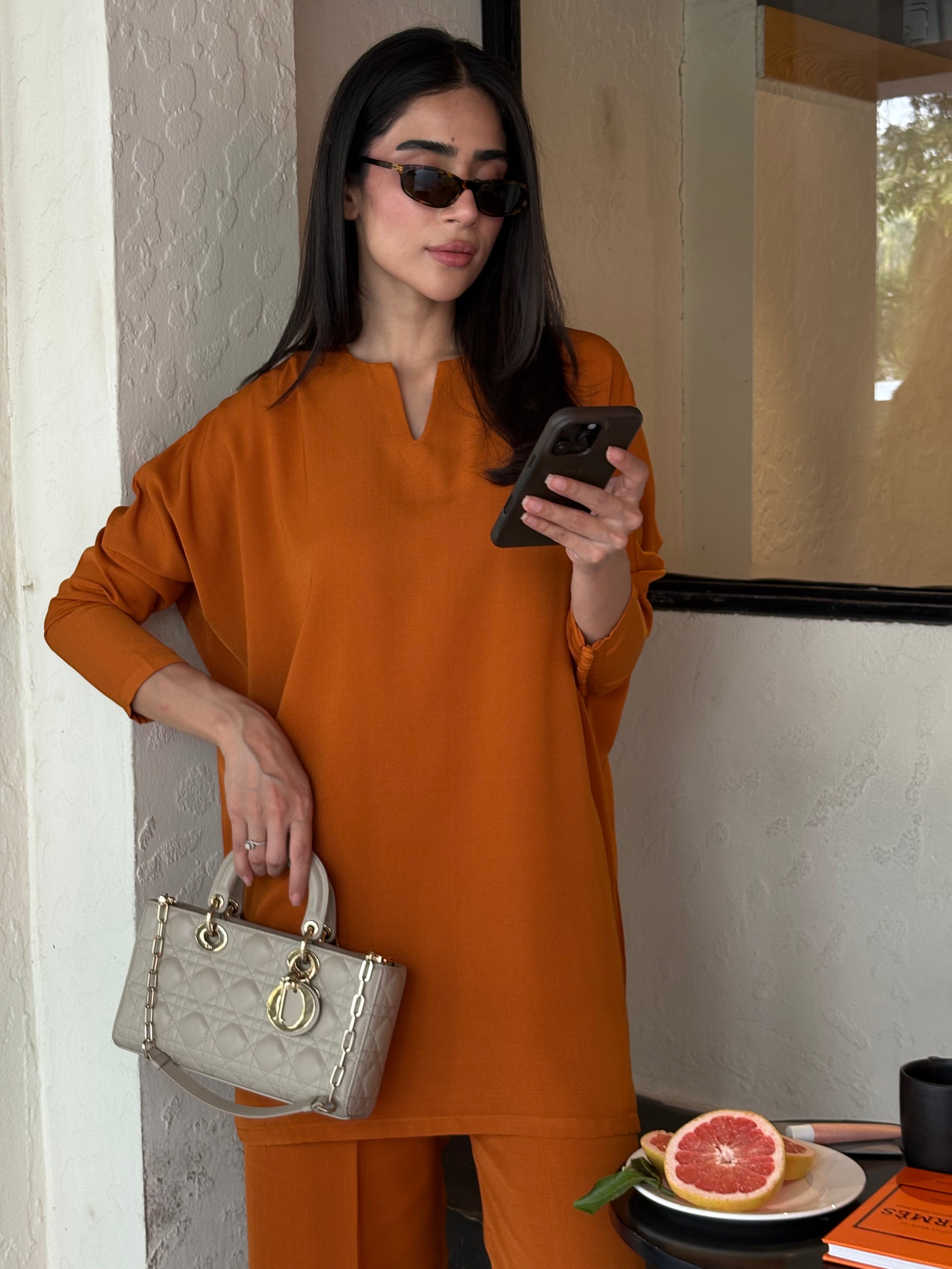 Burnt Orange Gabby Set