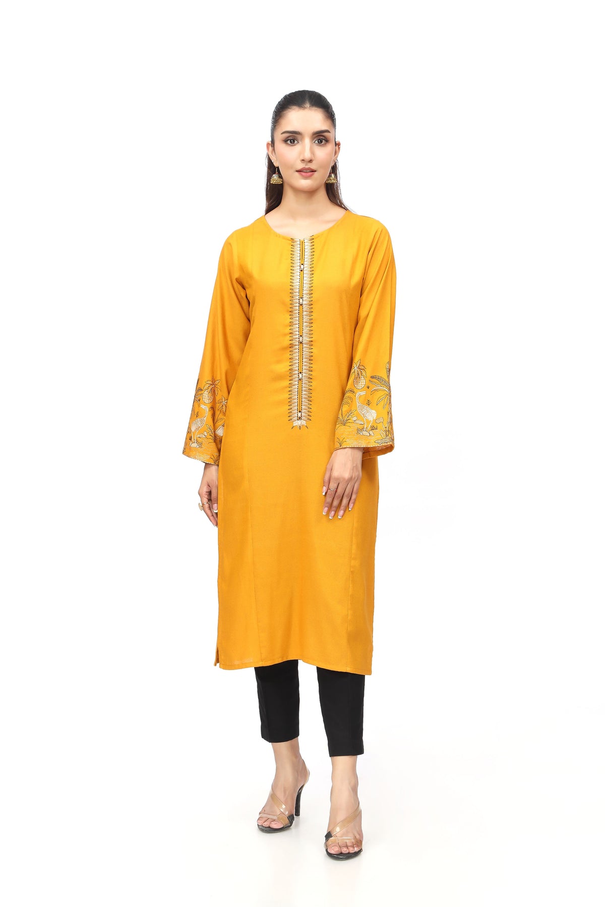 1 Piece Lawn Karandi Embroidered Shirt  (BB9926)