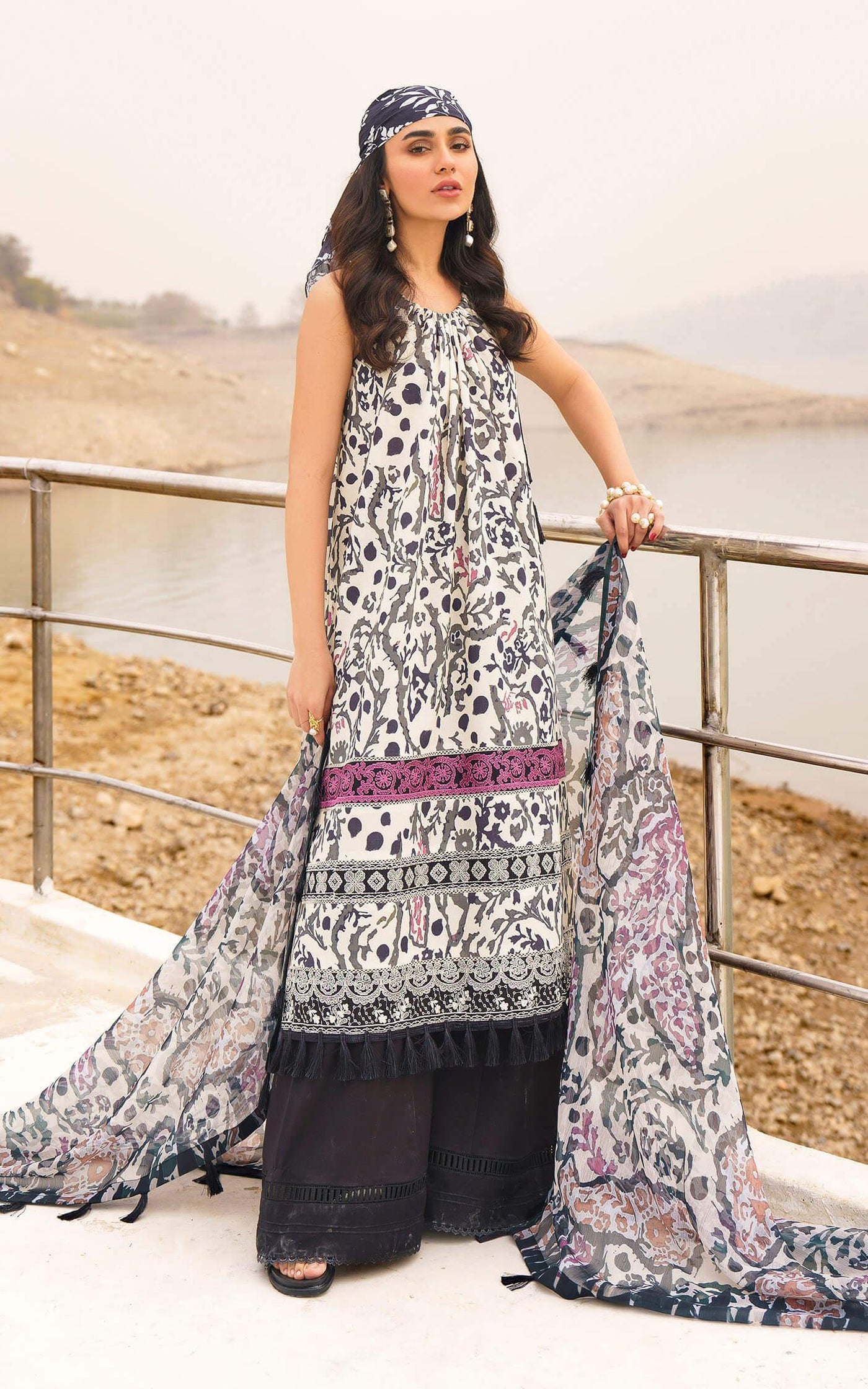 BEGONIA-U141M020 | Unstitched Lawn
