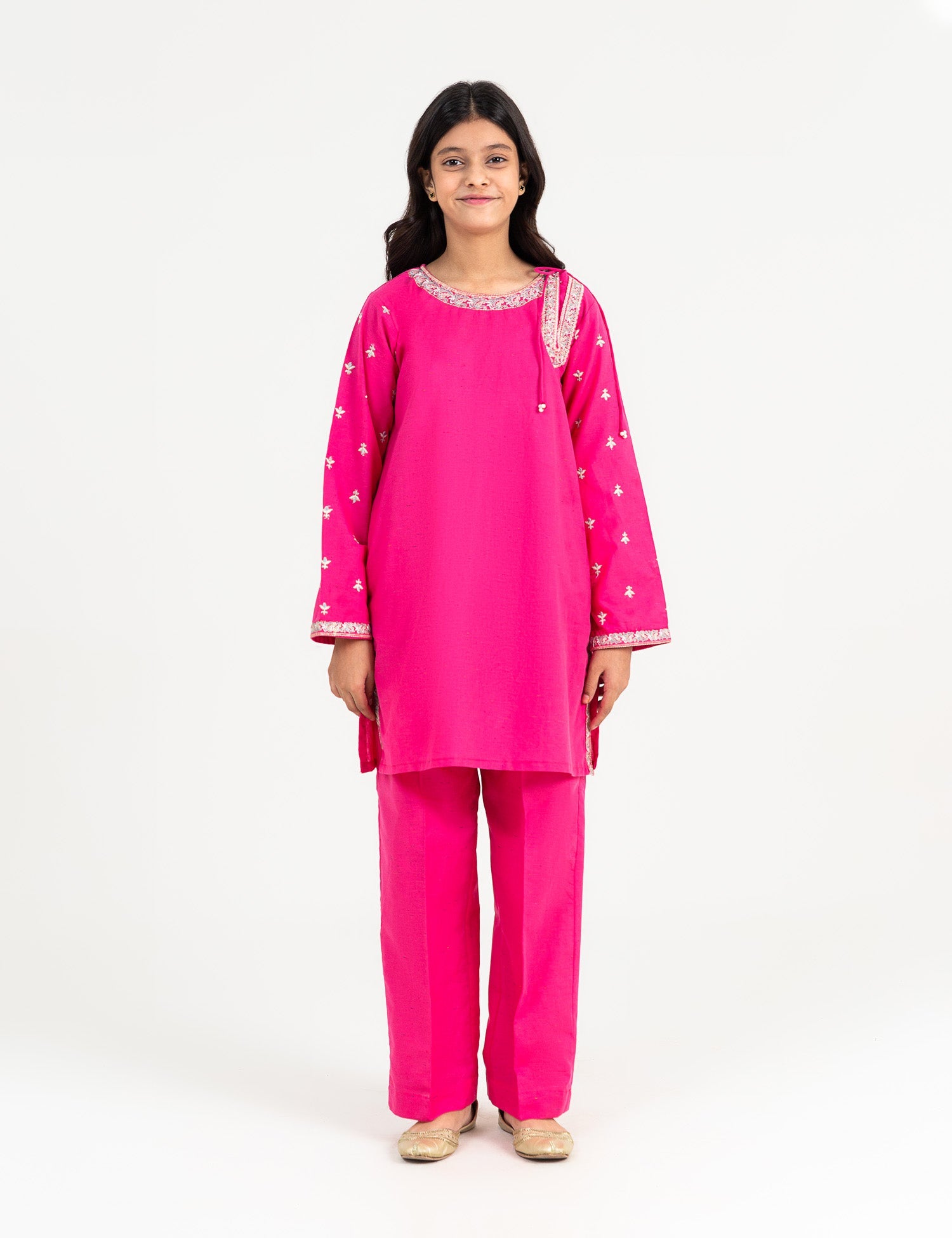 2 Piece Embroidered Suit