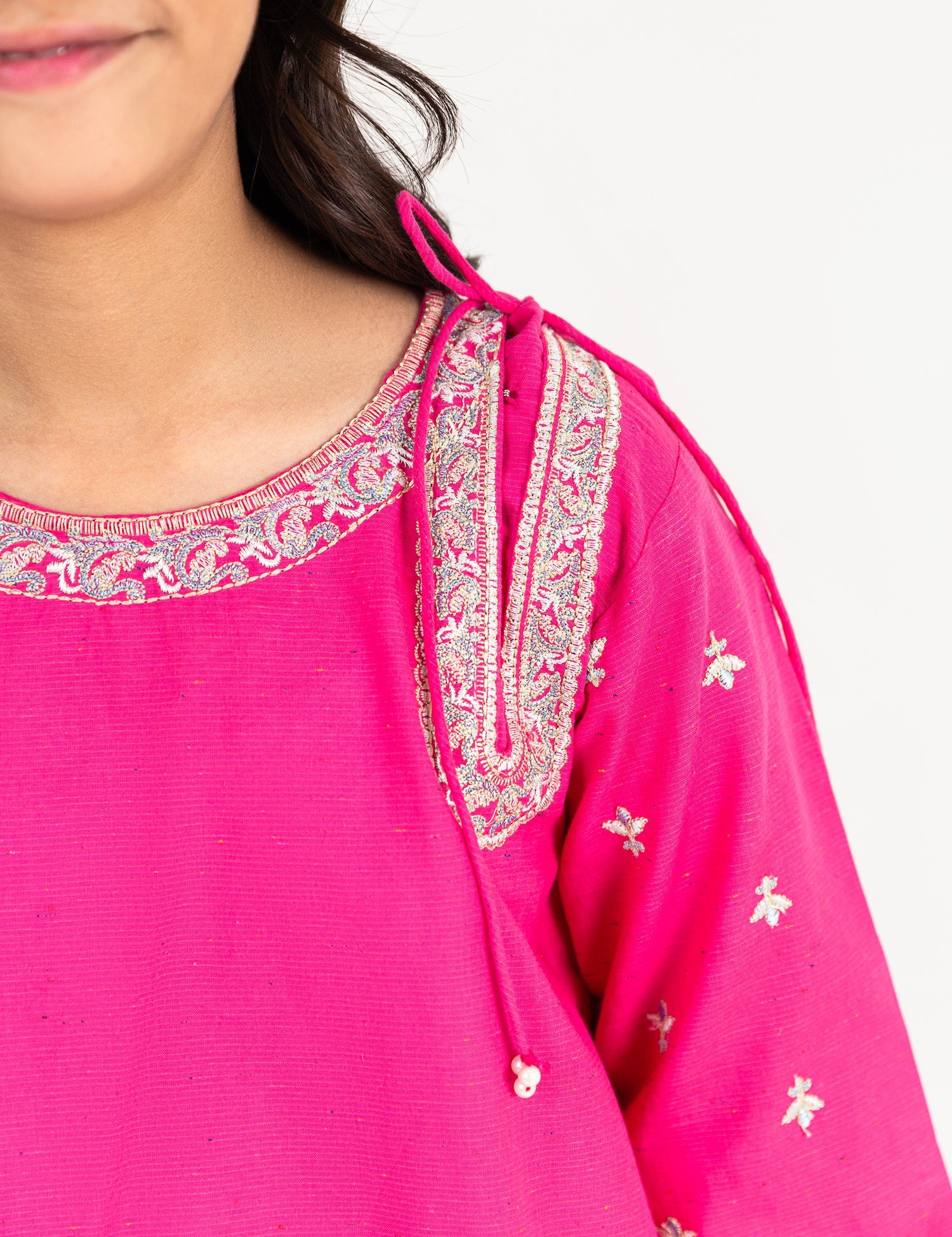 2 Piece Embroidered Suit
