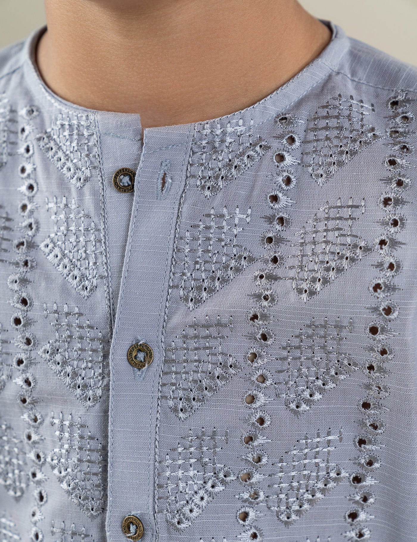 2 Piece Classic Embroidered Suit