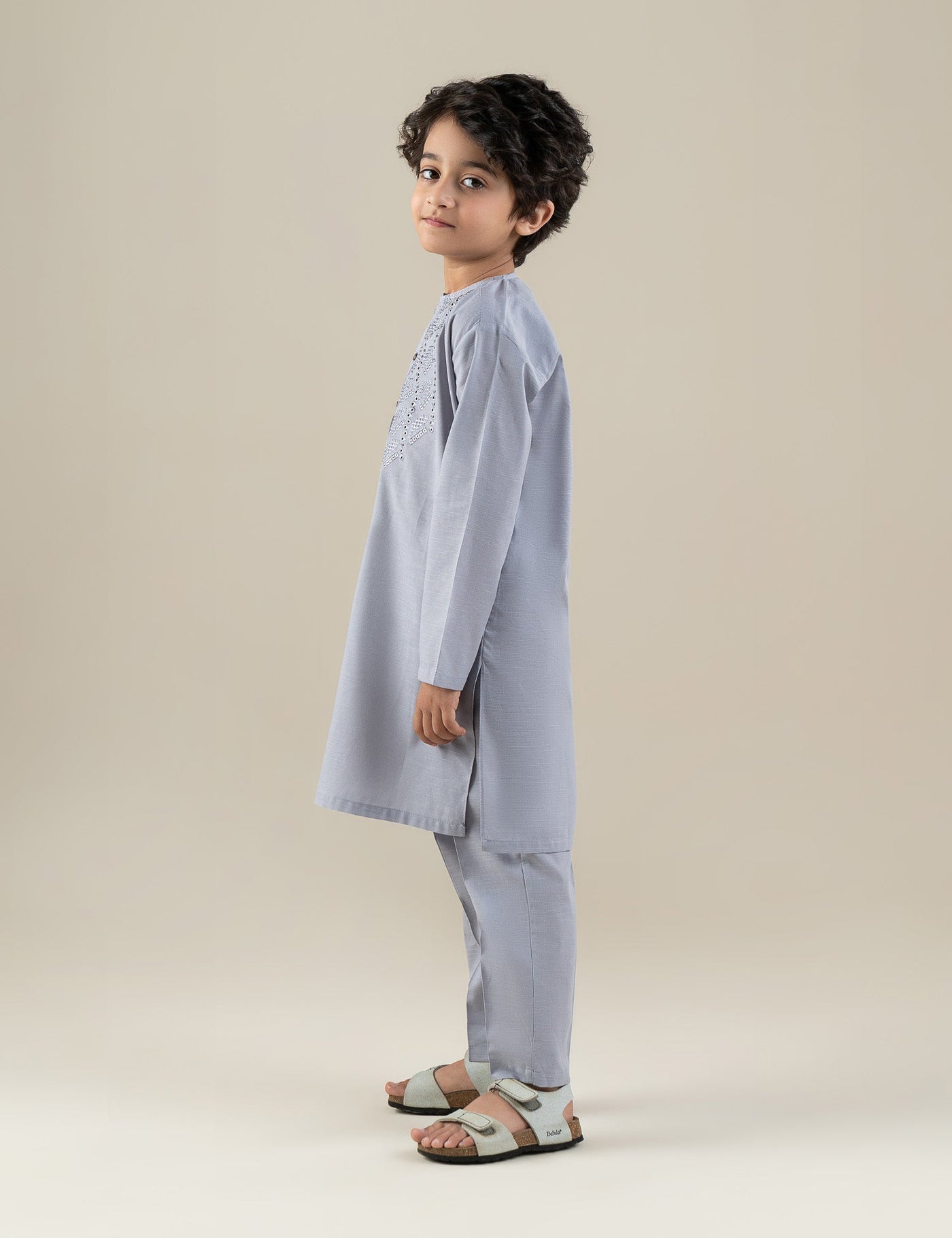 2 Piece Classic Embroidered Suit