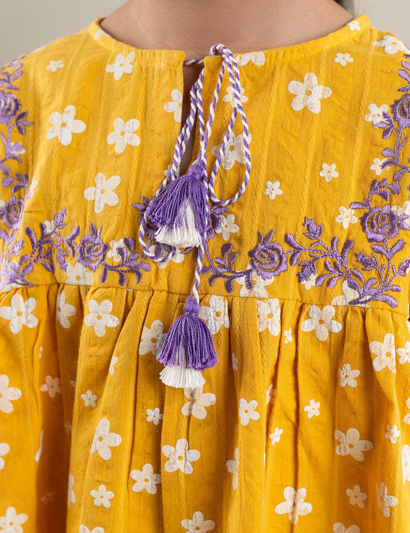 2 Piece Floral Printed Suit