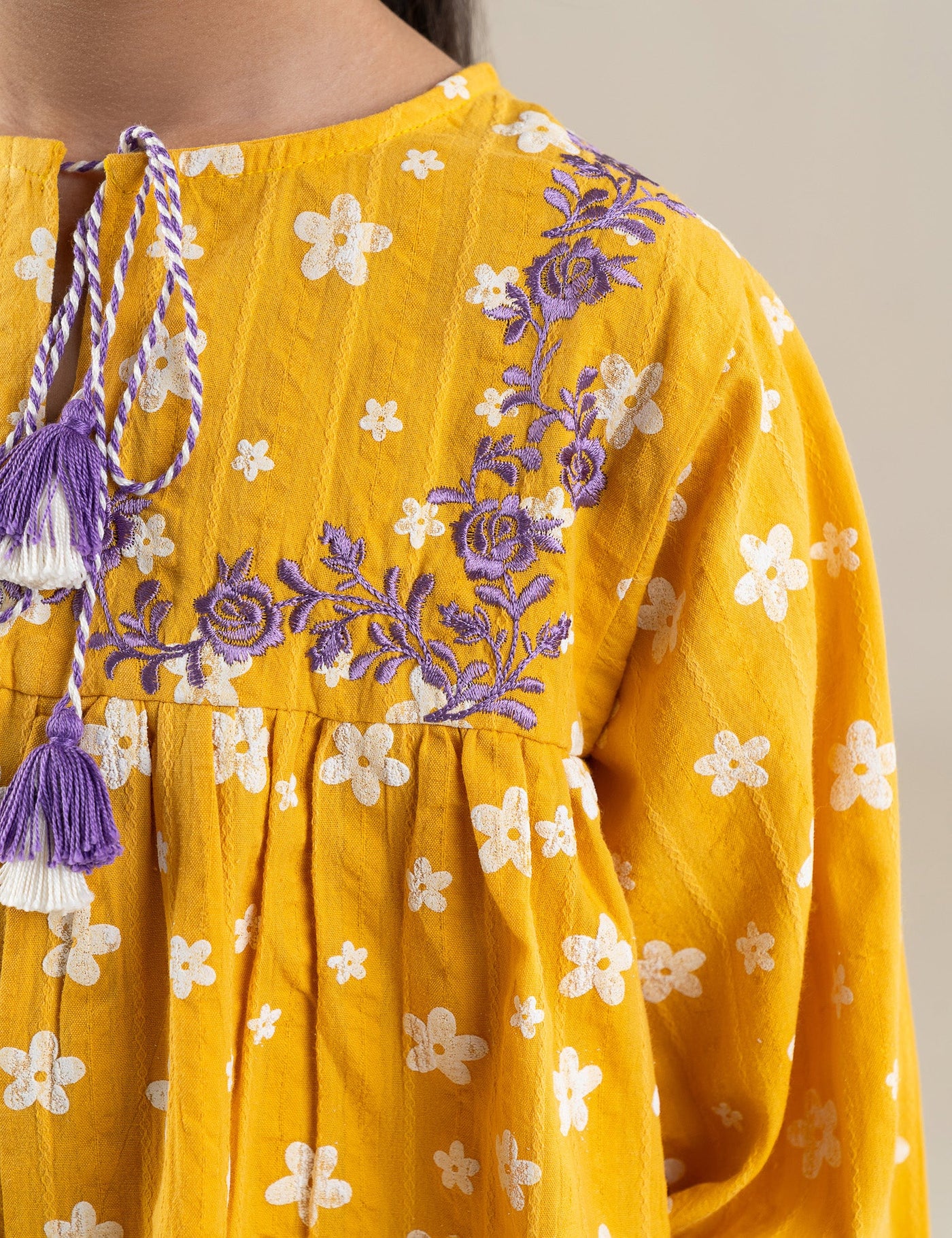 2 Piece Floral Printed Suit
