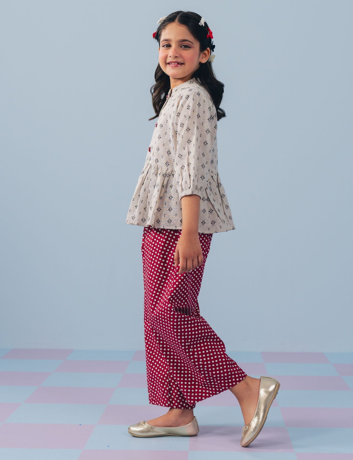 2 PIECE PRINTED SUIT