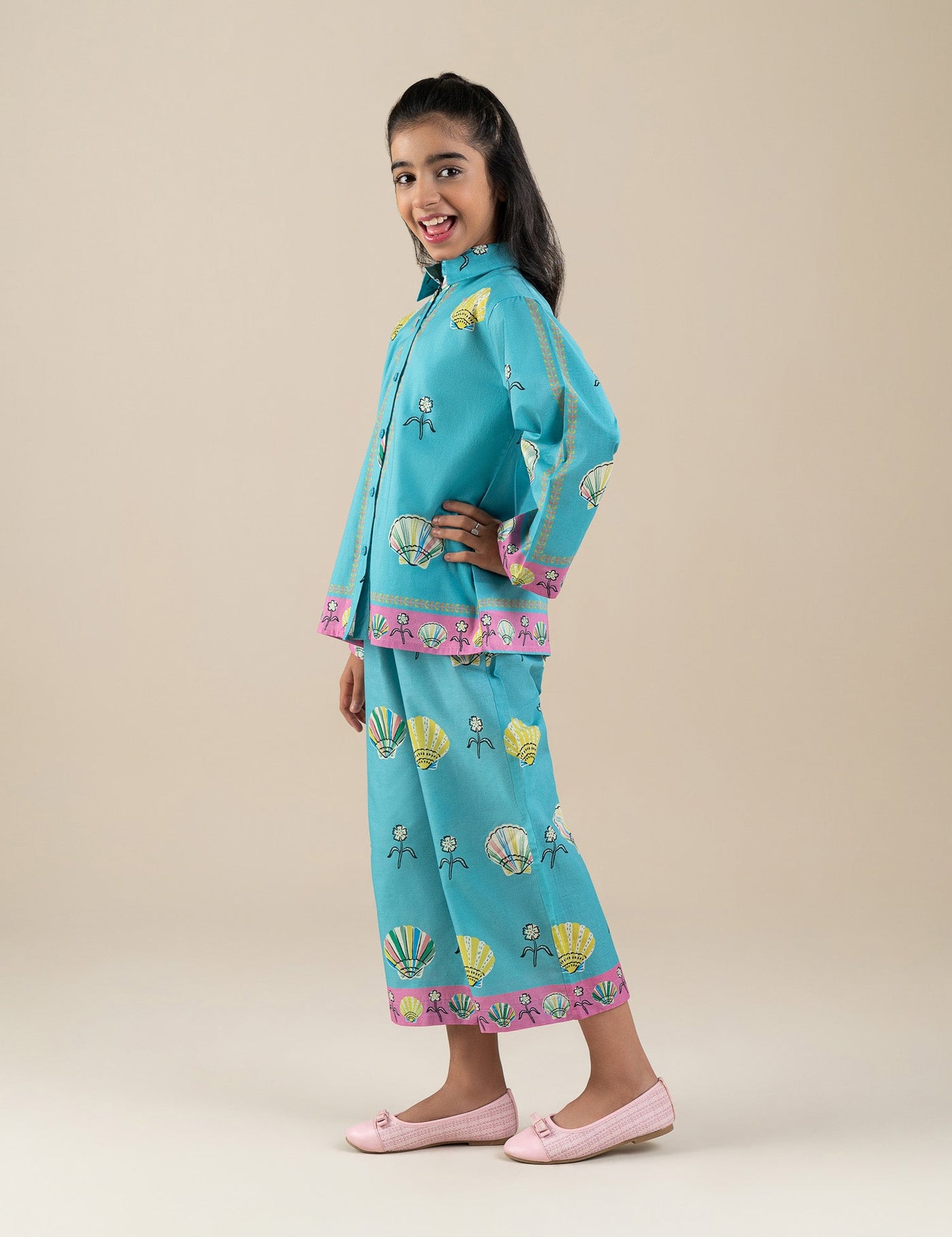 2 Piece Shell Printed Suit
