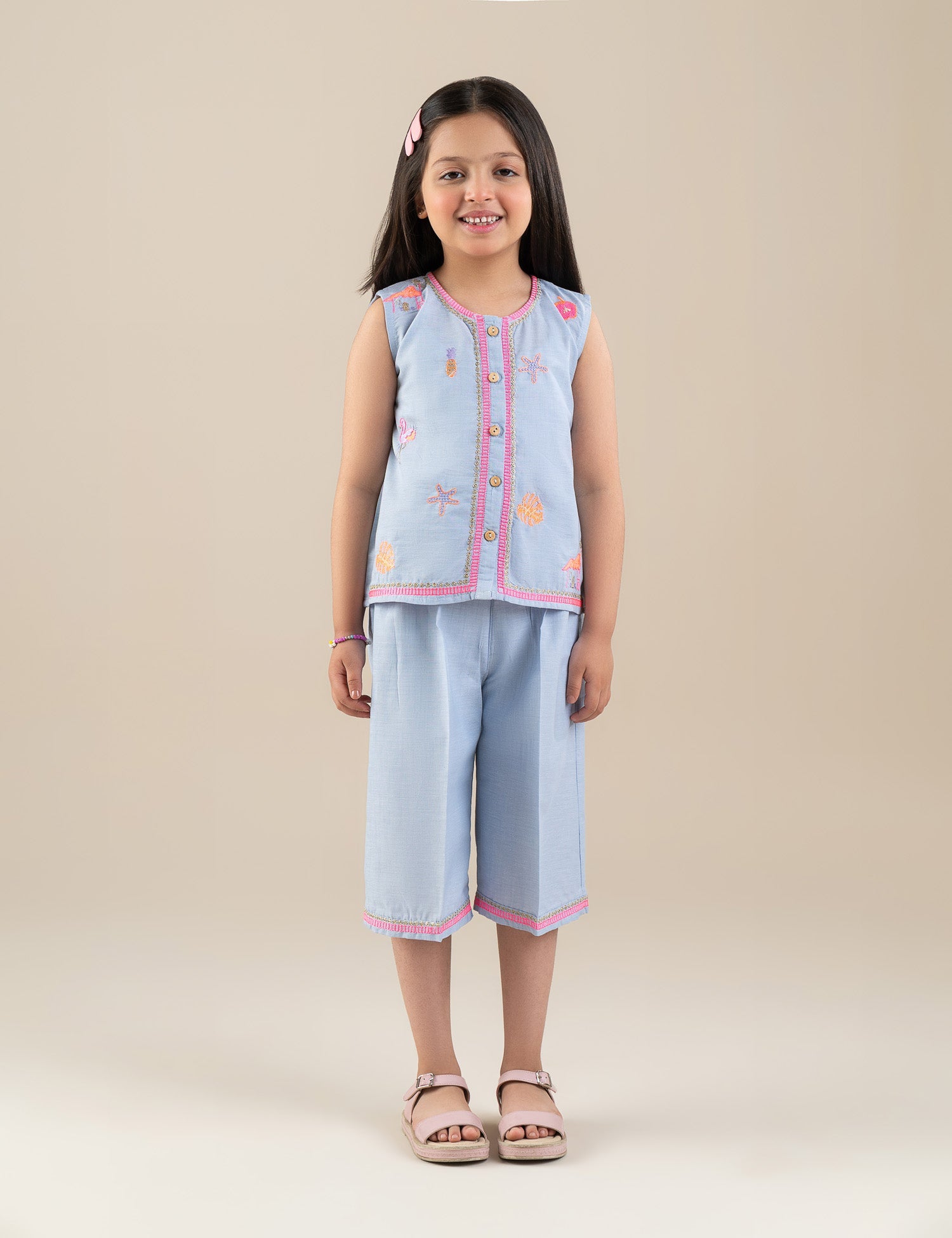 2 PIECE STYLISED EMBROIDERED SUIT