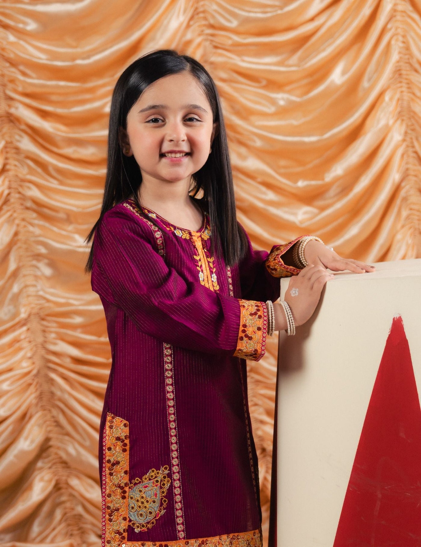 2 Piece Ethnic Embroidered Suit