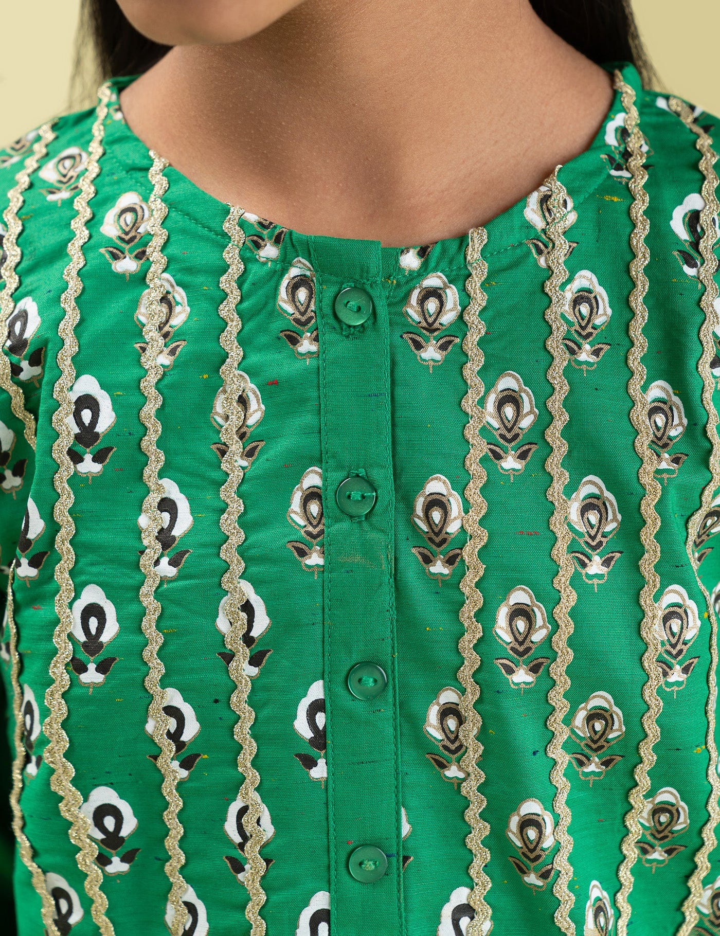 2 Piece Ethnic Block Printed Suit