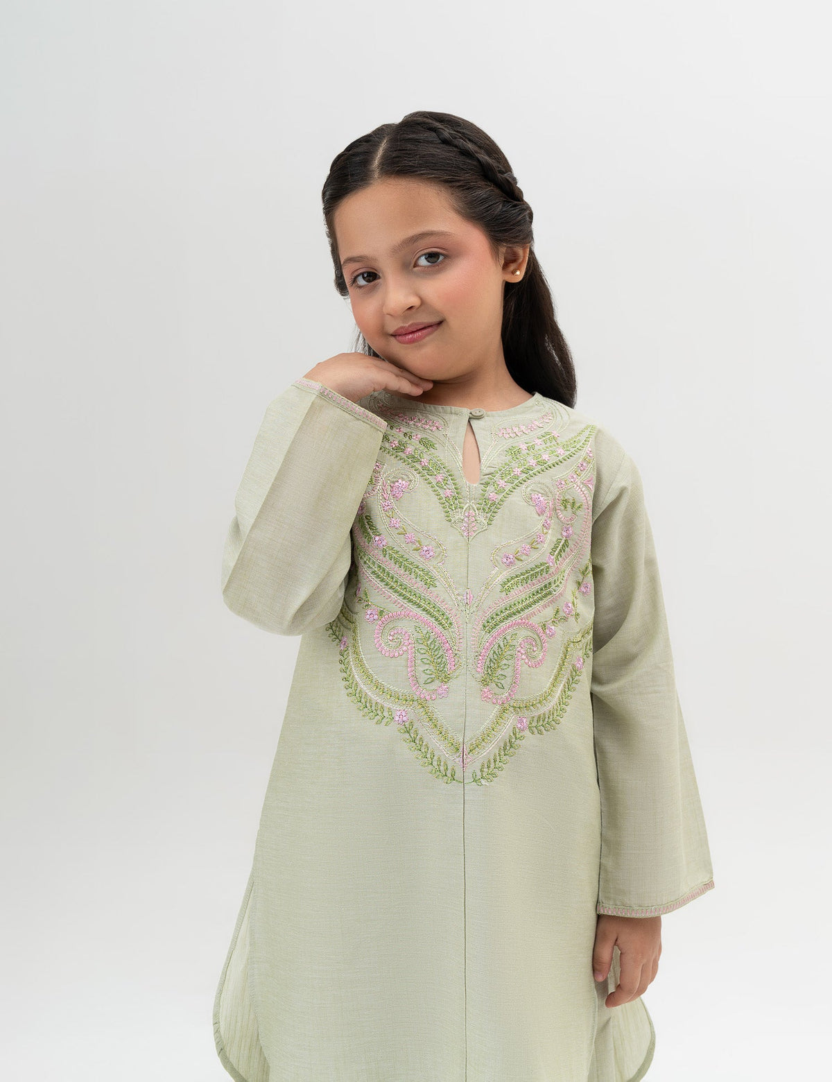 2 PIECE EMBROIDERED SUIT