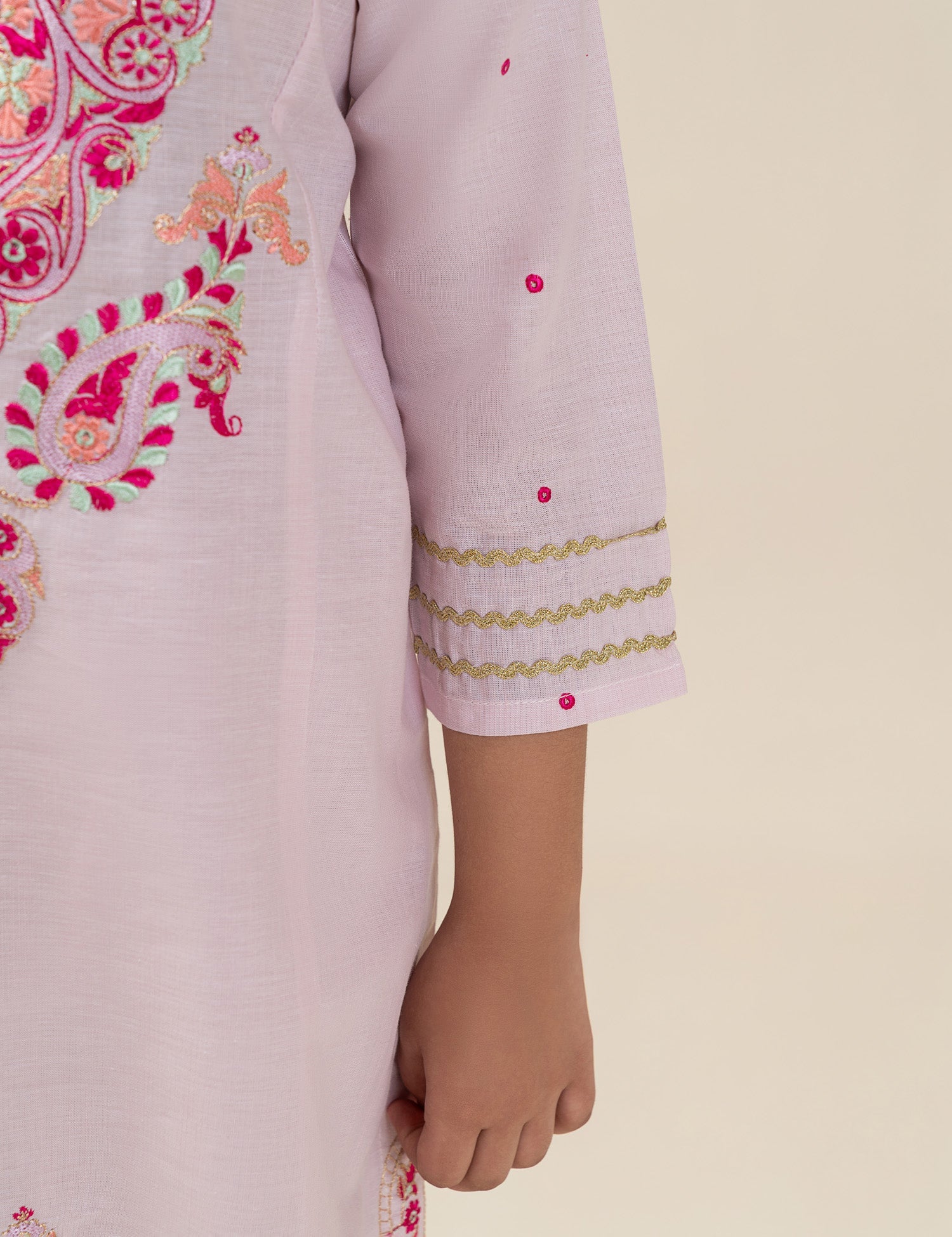 2 PIECE EMBROIDERED SUIT