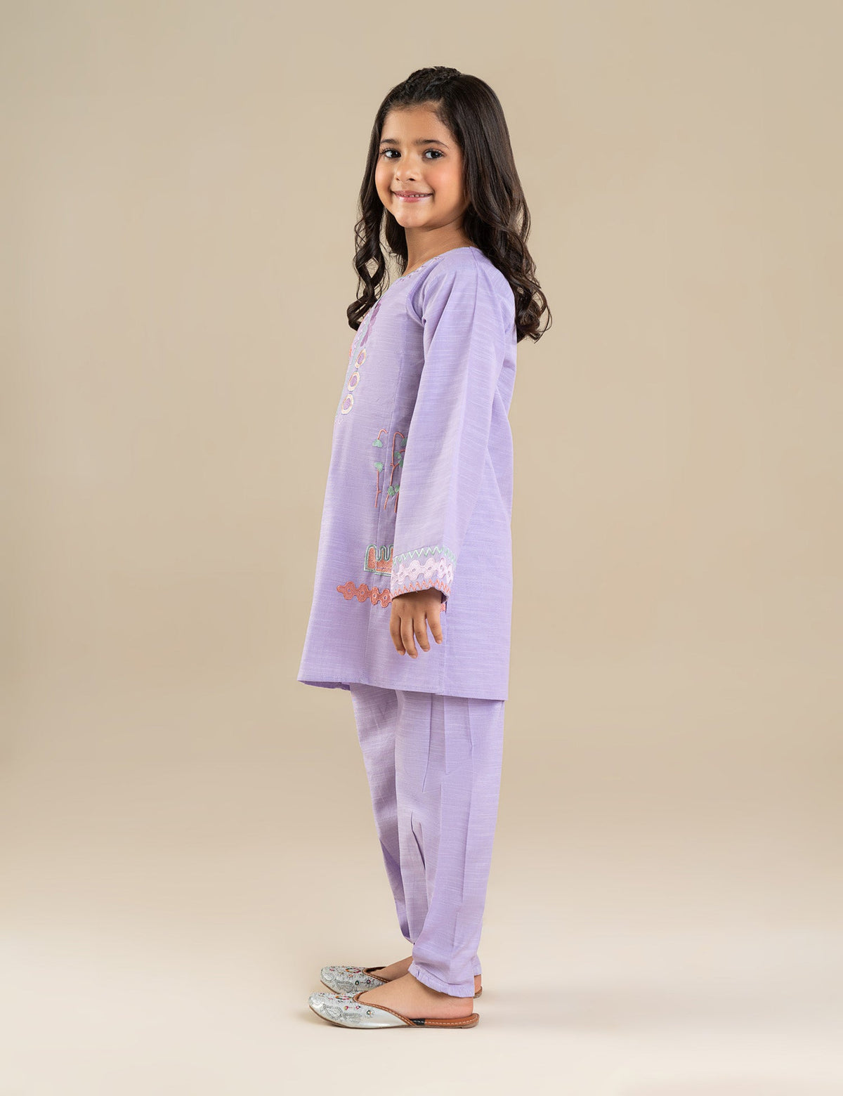 2 PIECE EMBROIDERED SUIT
