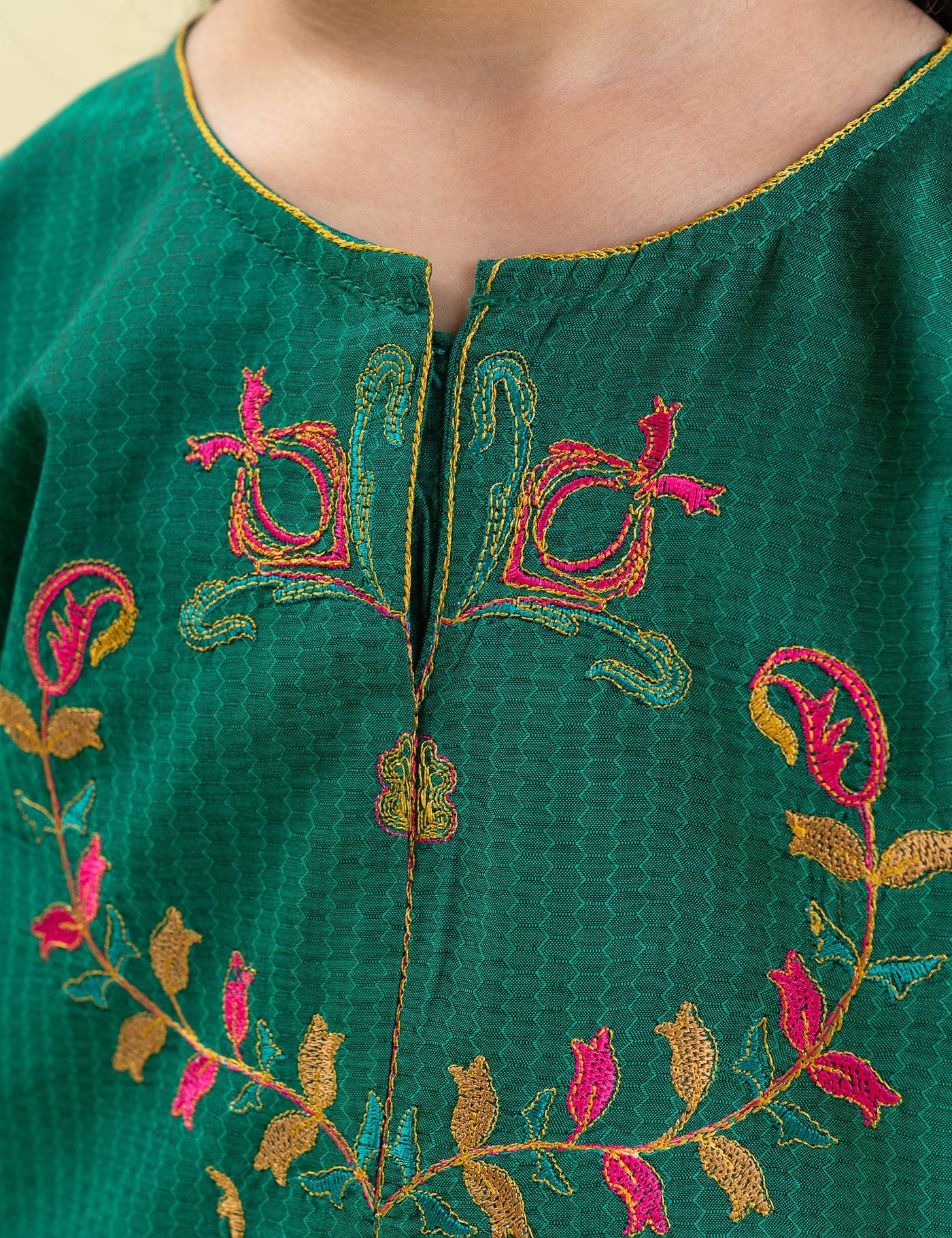 2 Piece Ethnic Embroidered Suit