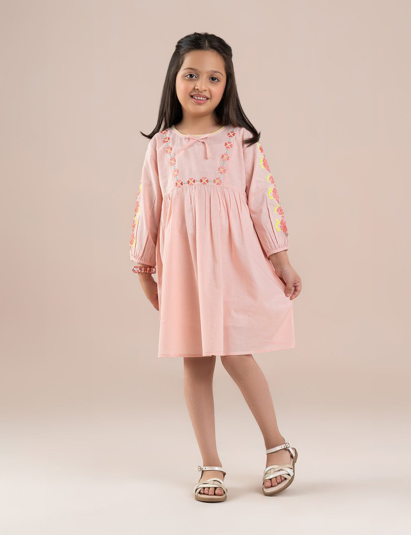 Floral Embroidered Dress