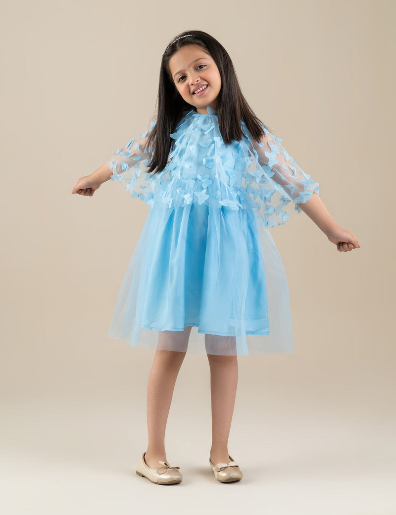 Butterfly Net Party Dress