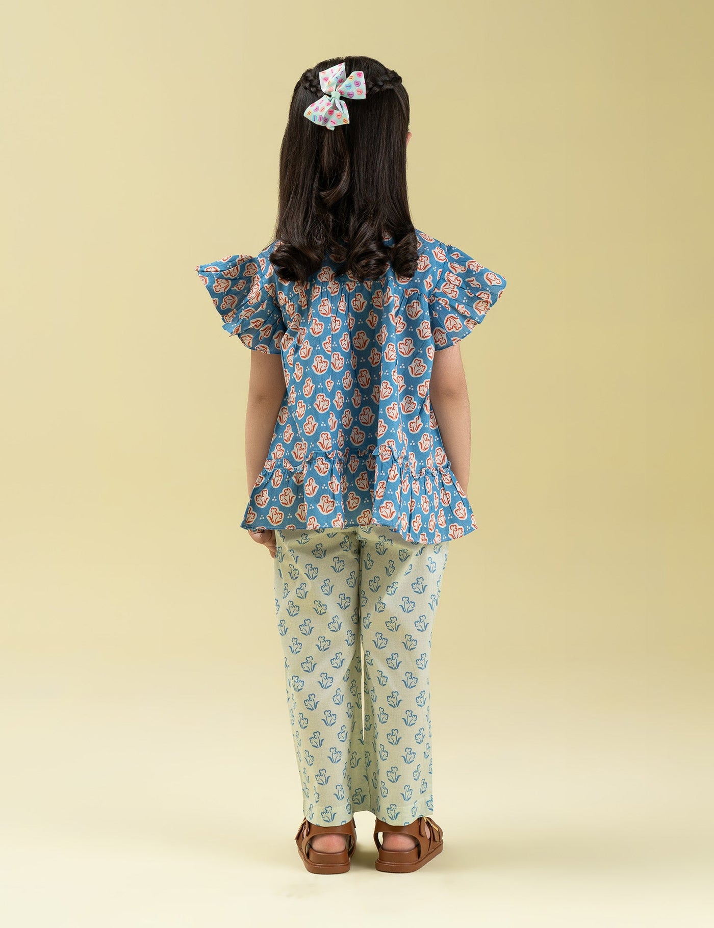 2 PIECE FLORAL PRINTED SUIT