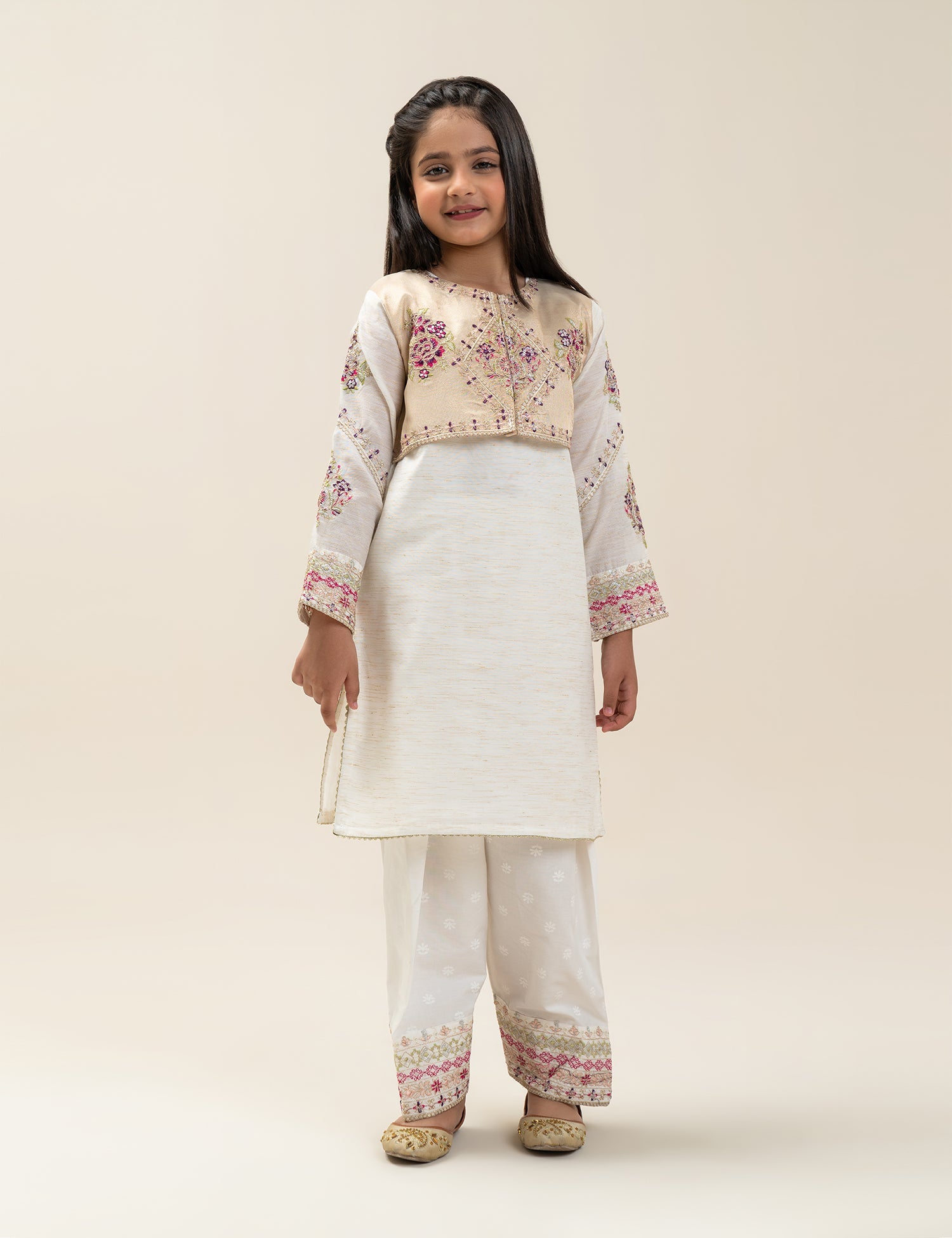 2 PIECE ETHNIC EMBROIDERED SUIT