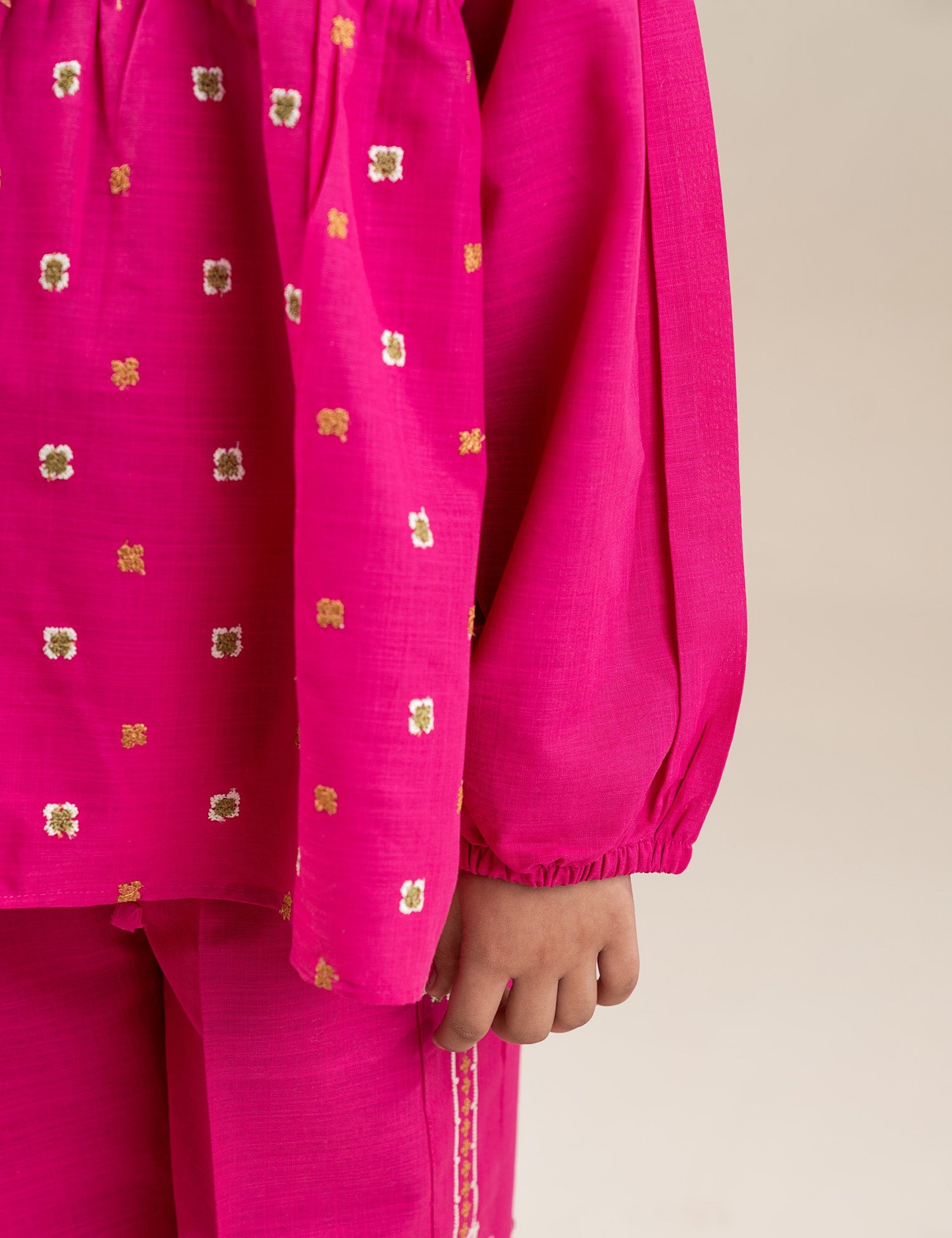2 PIECE EMBROIDERED SUIT