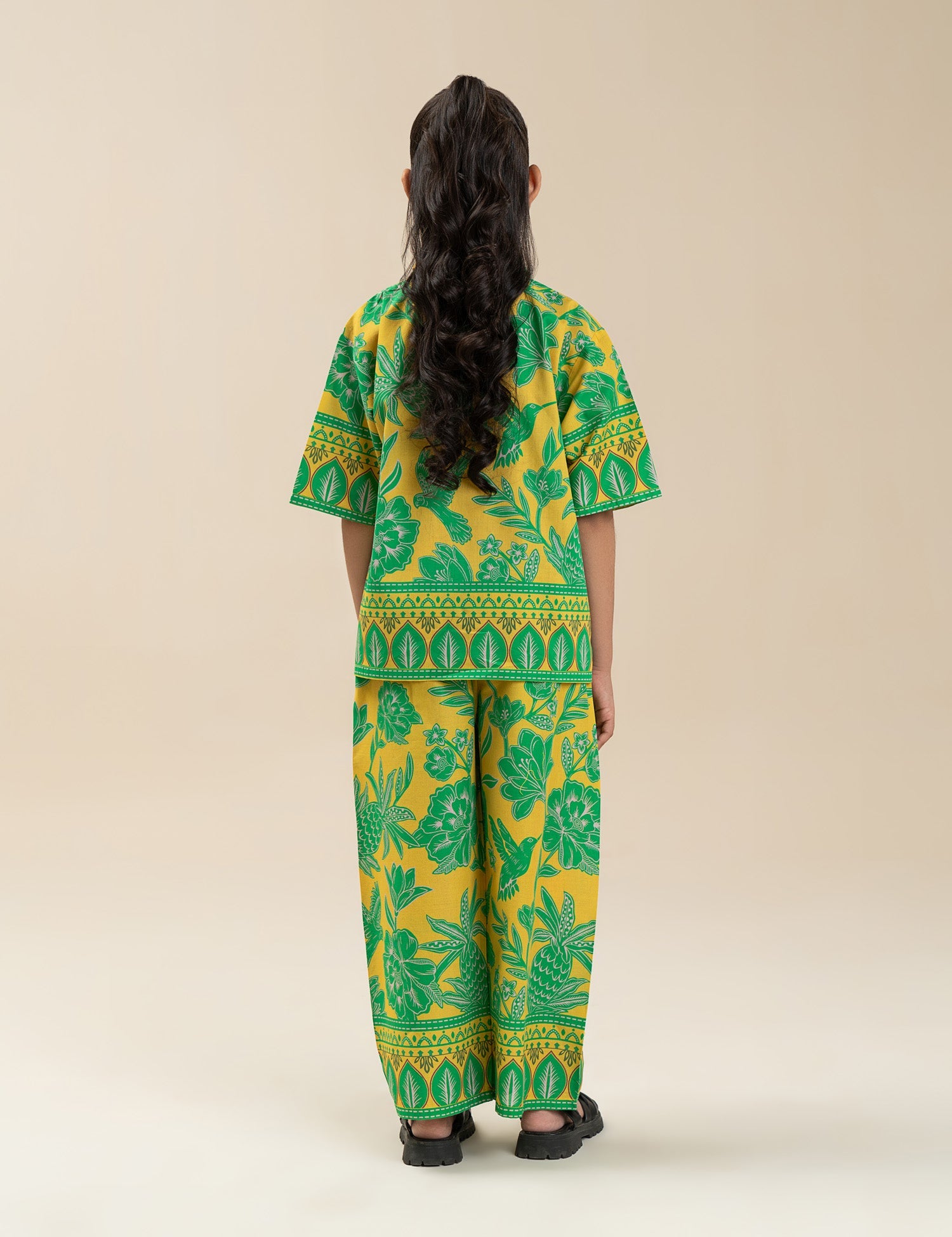 2 PIECE TROPICAL PRINTED SUIT