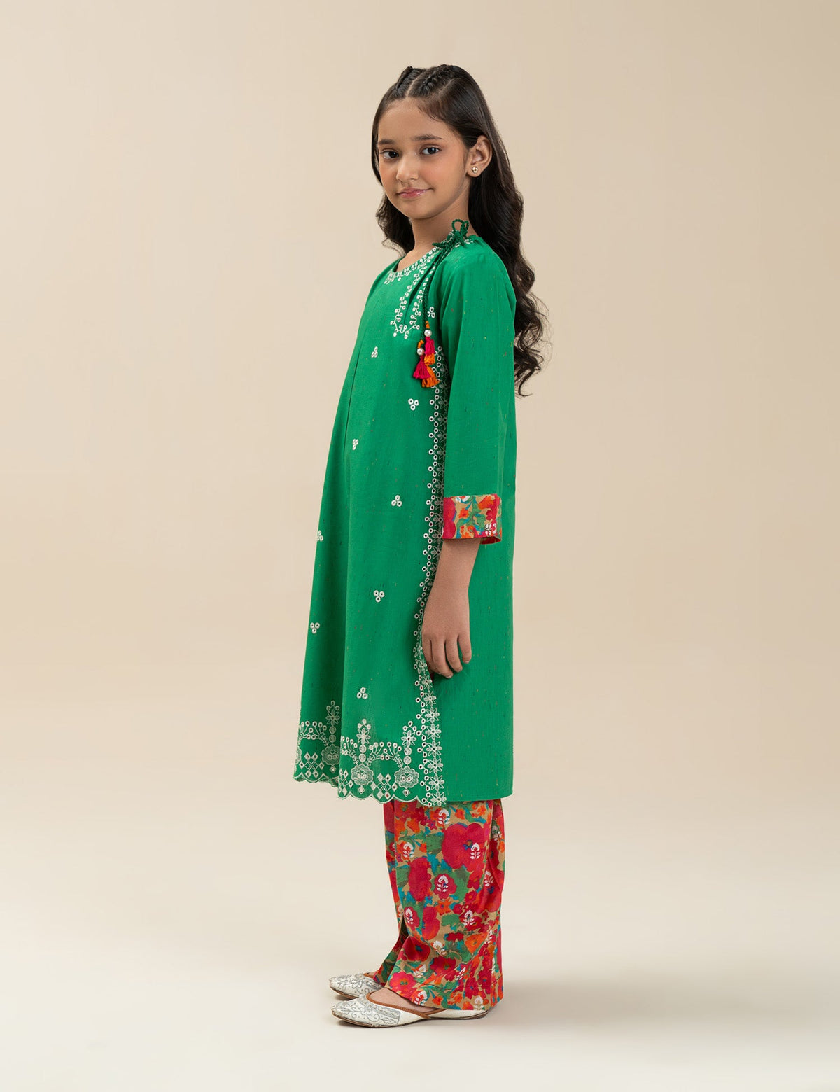 2 PIECE EMBROIDERED SUIT