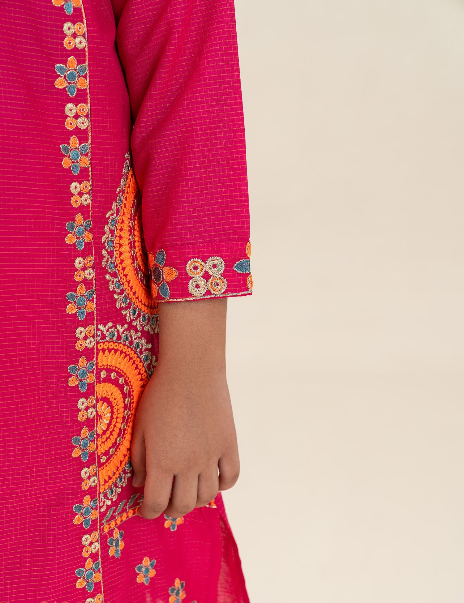 2 PIECE ETHNIC EMBROIDERED SUIT