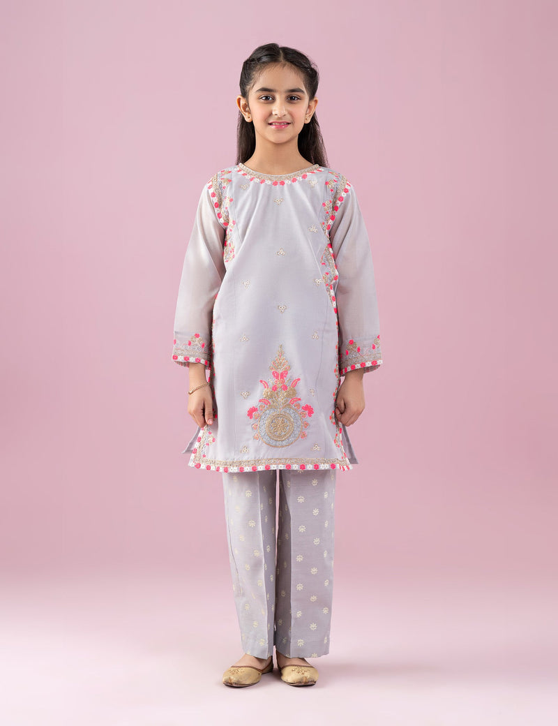2 Piece Embroidered Suit