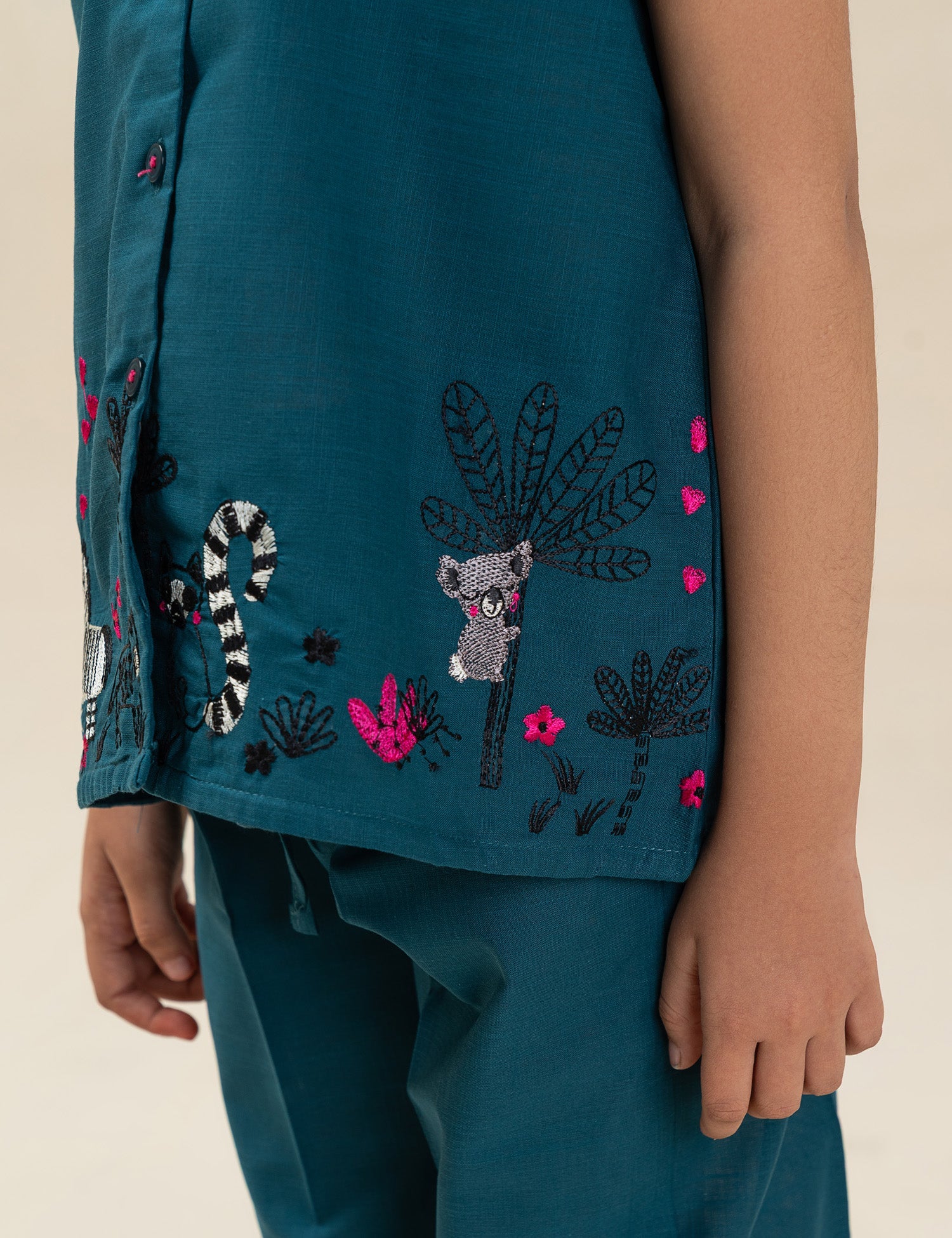 2 PIECE EMBROIDERED SUIT
