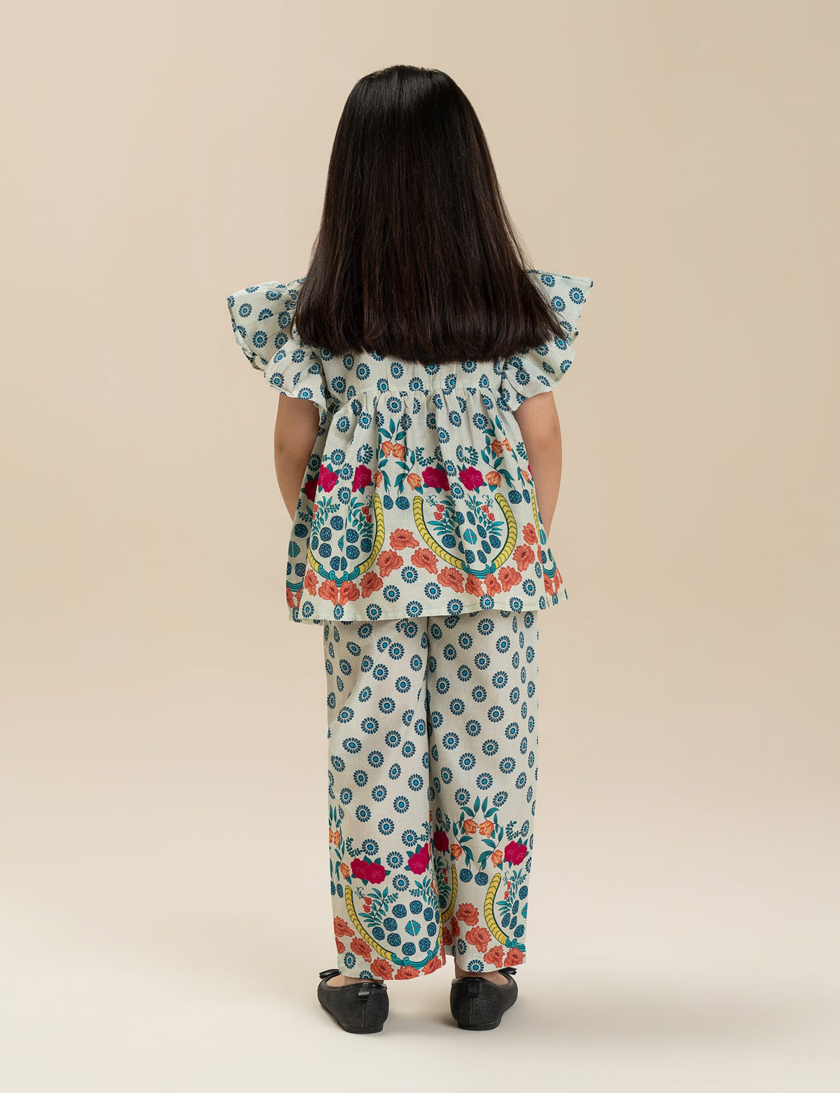 2 PIECE FLORAL PRINTED SUIT