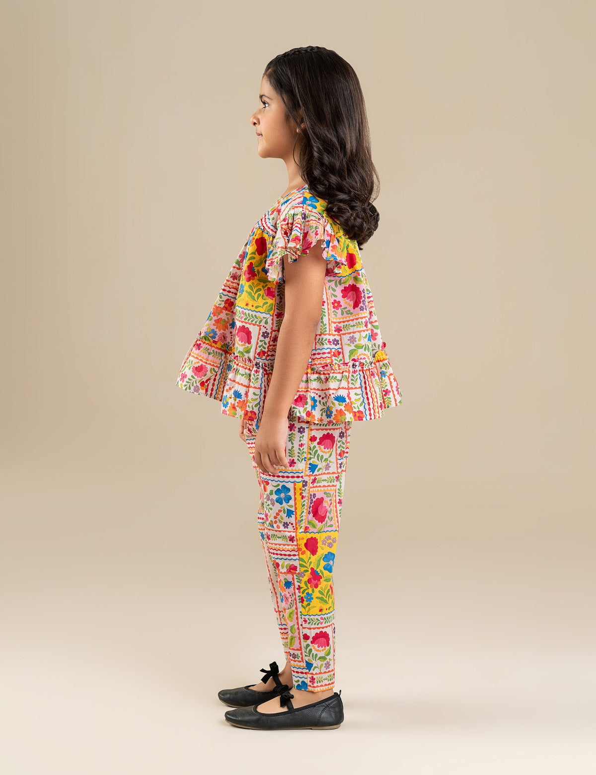 2 PIECE FLORAL PRINTED SUIT