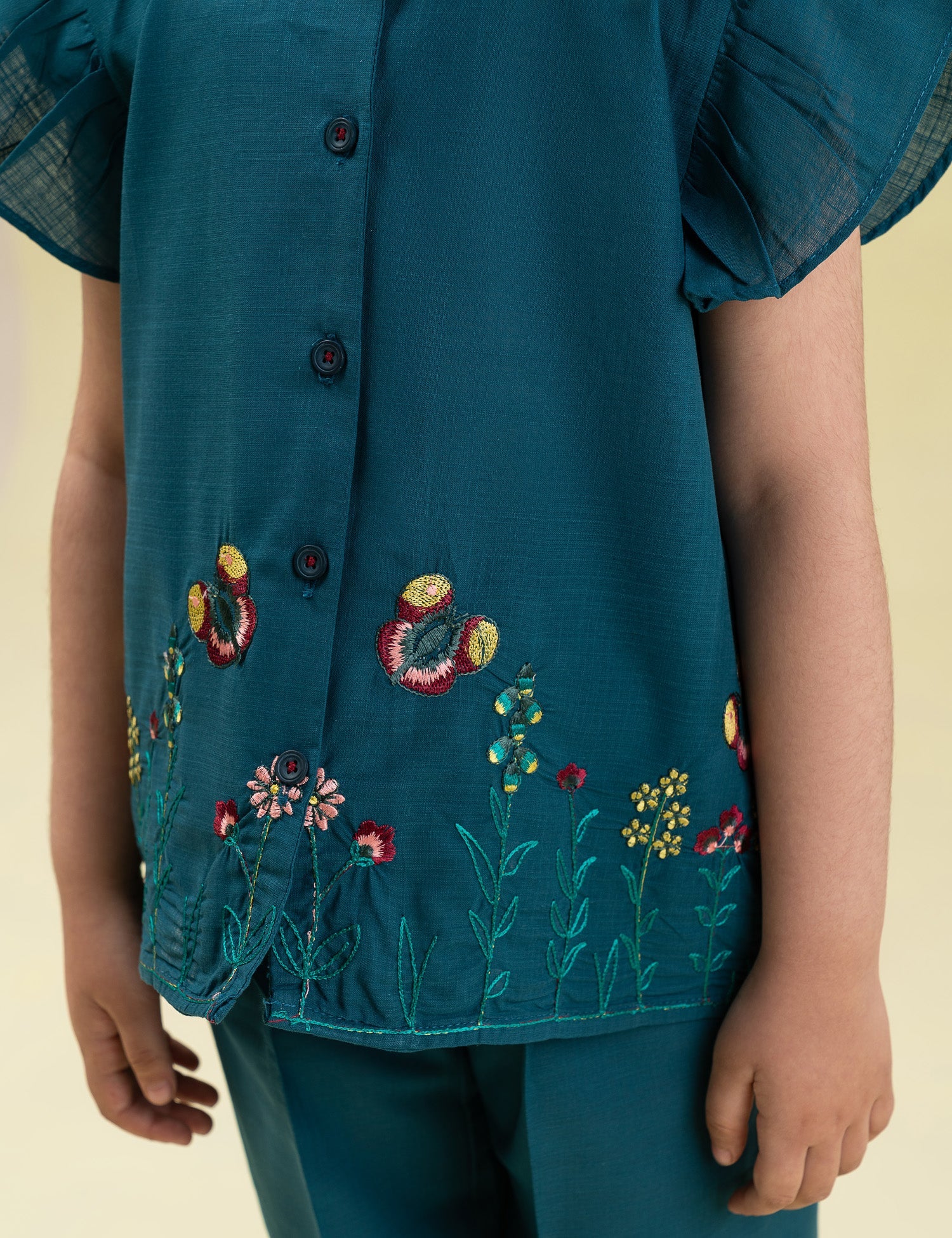 2 PIECE EMBROIDERED SUIT