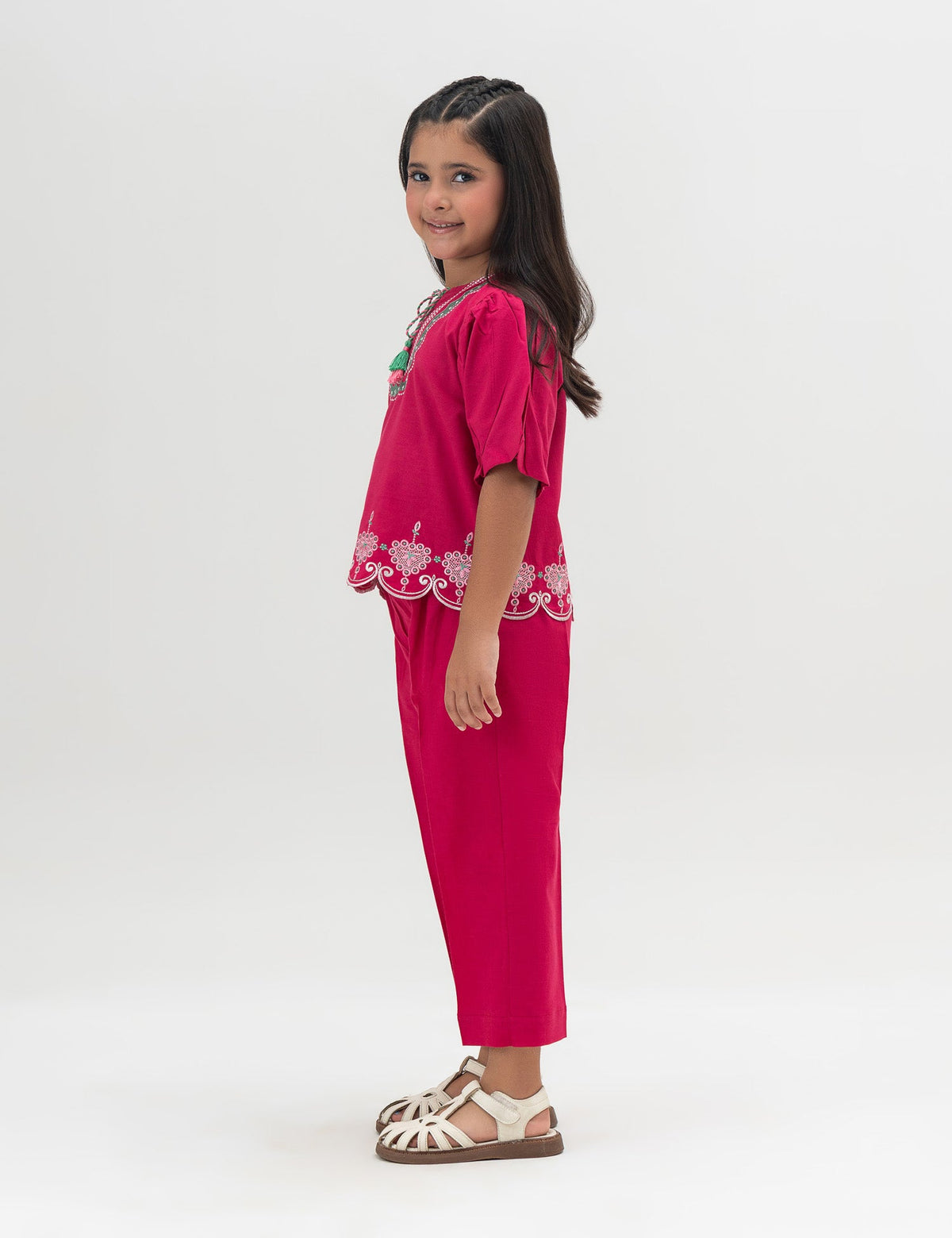 2 PIECE EMBROIDERED SUIT