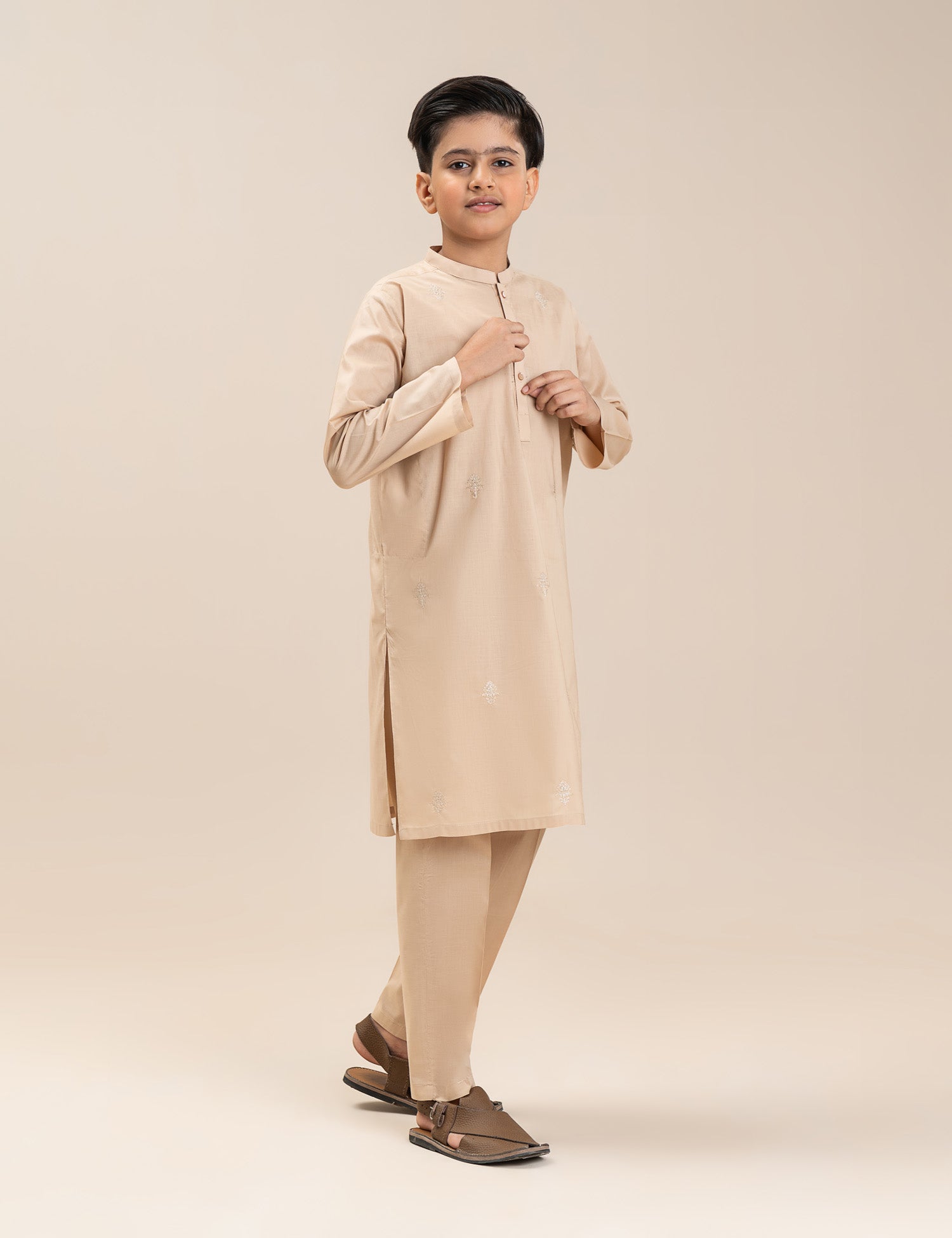 2 PIECE EMBROIDERED SUIT